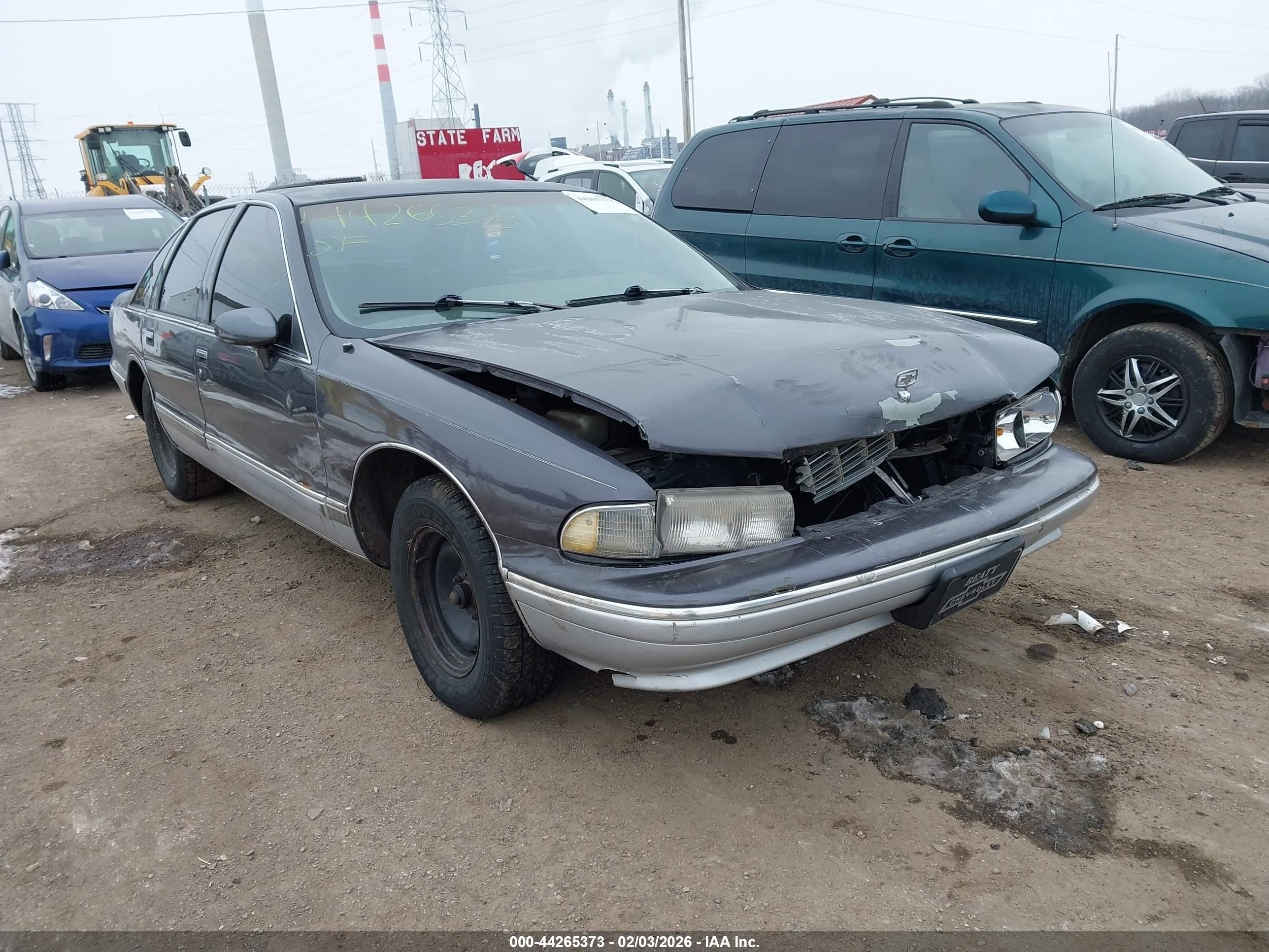 1993 Chevrolet Caprice Classic Серый vin: 1G1BL53EXPR107530