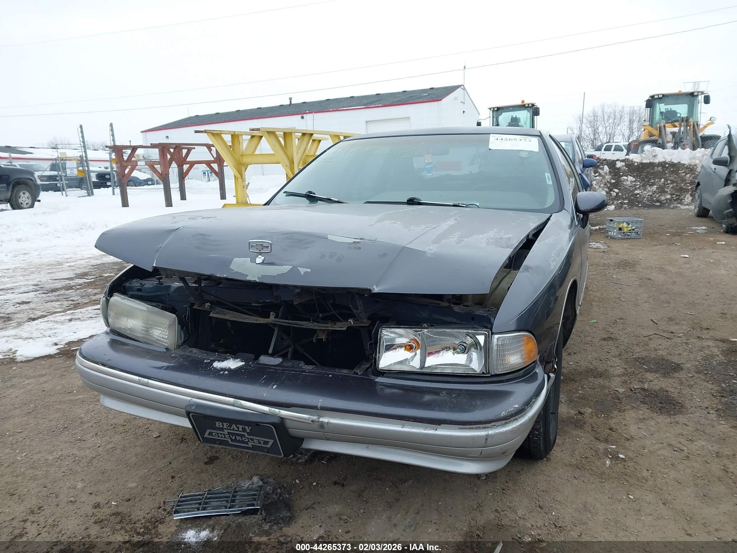 1993 Chevrolet Caprice Classic Gray vin: 1G1BL53EXPR107530