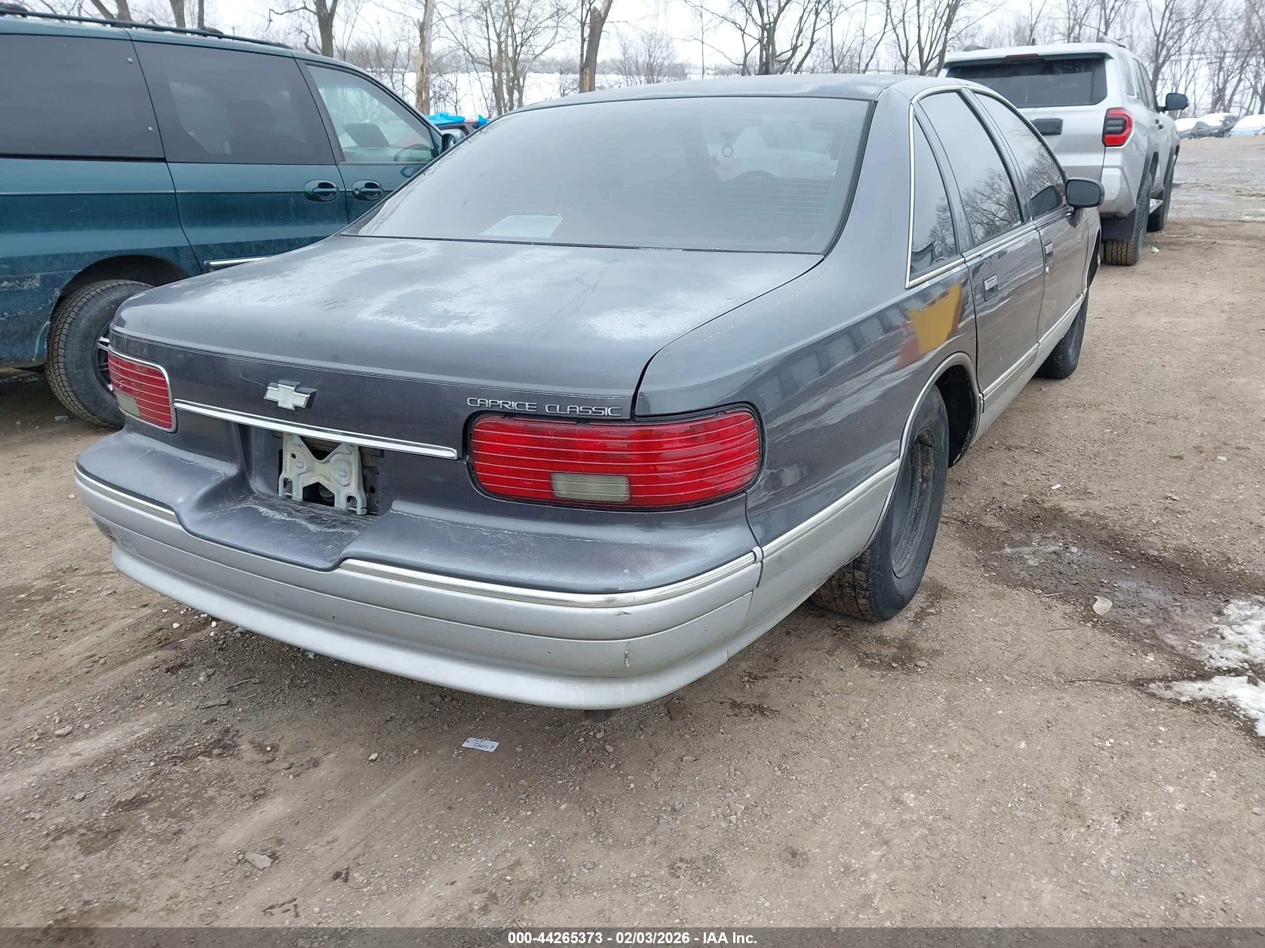 1993 Chevrolet Caprice Classic Gray vin: 1G1BL53EXPR107530