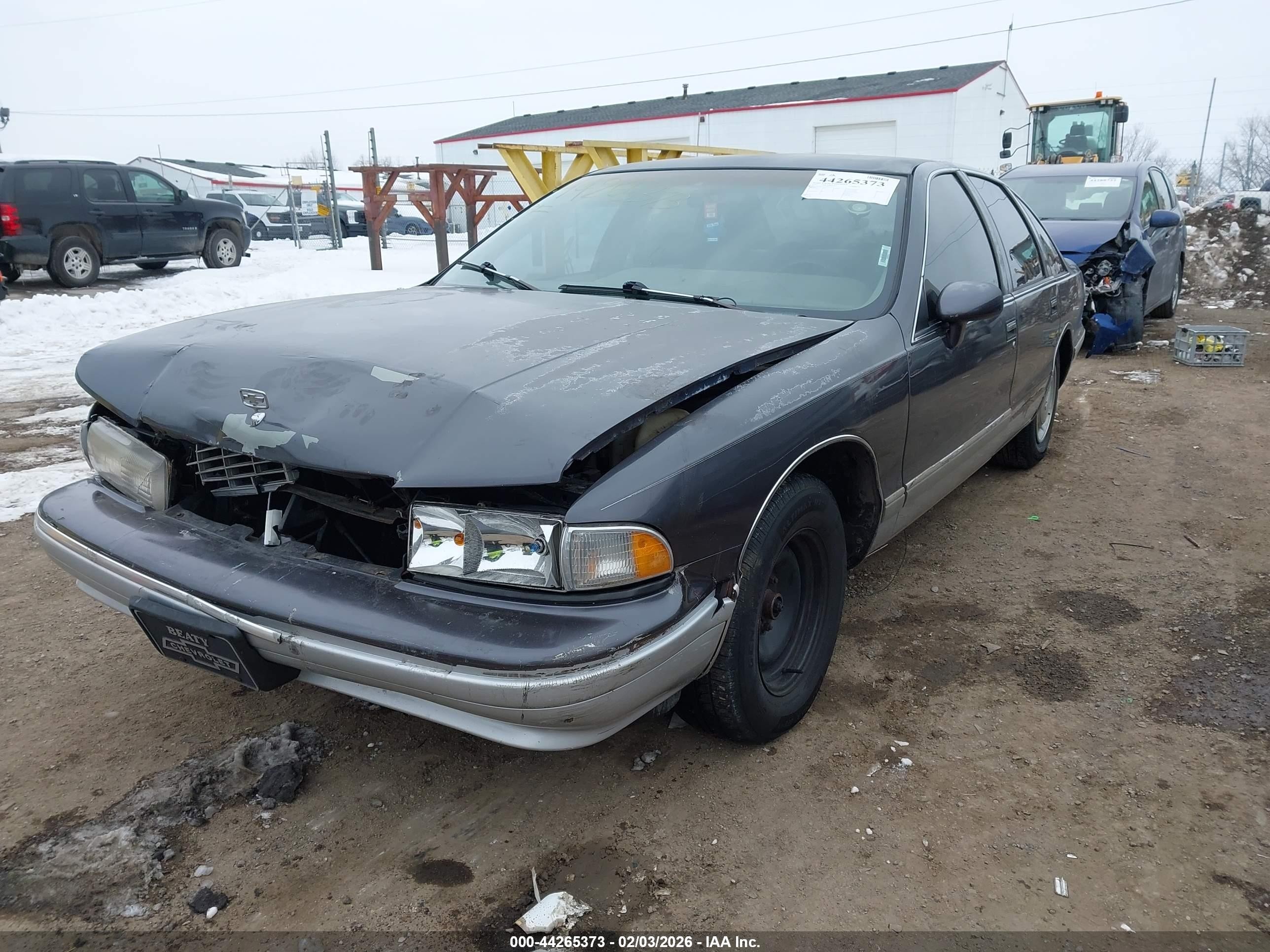 1993 Chevrolet Caprice Classic Gray vin: 1G1BL53EXPR107530