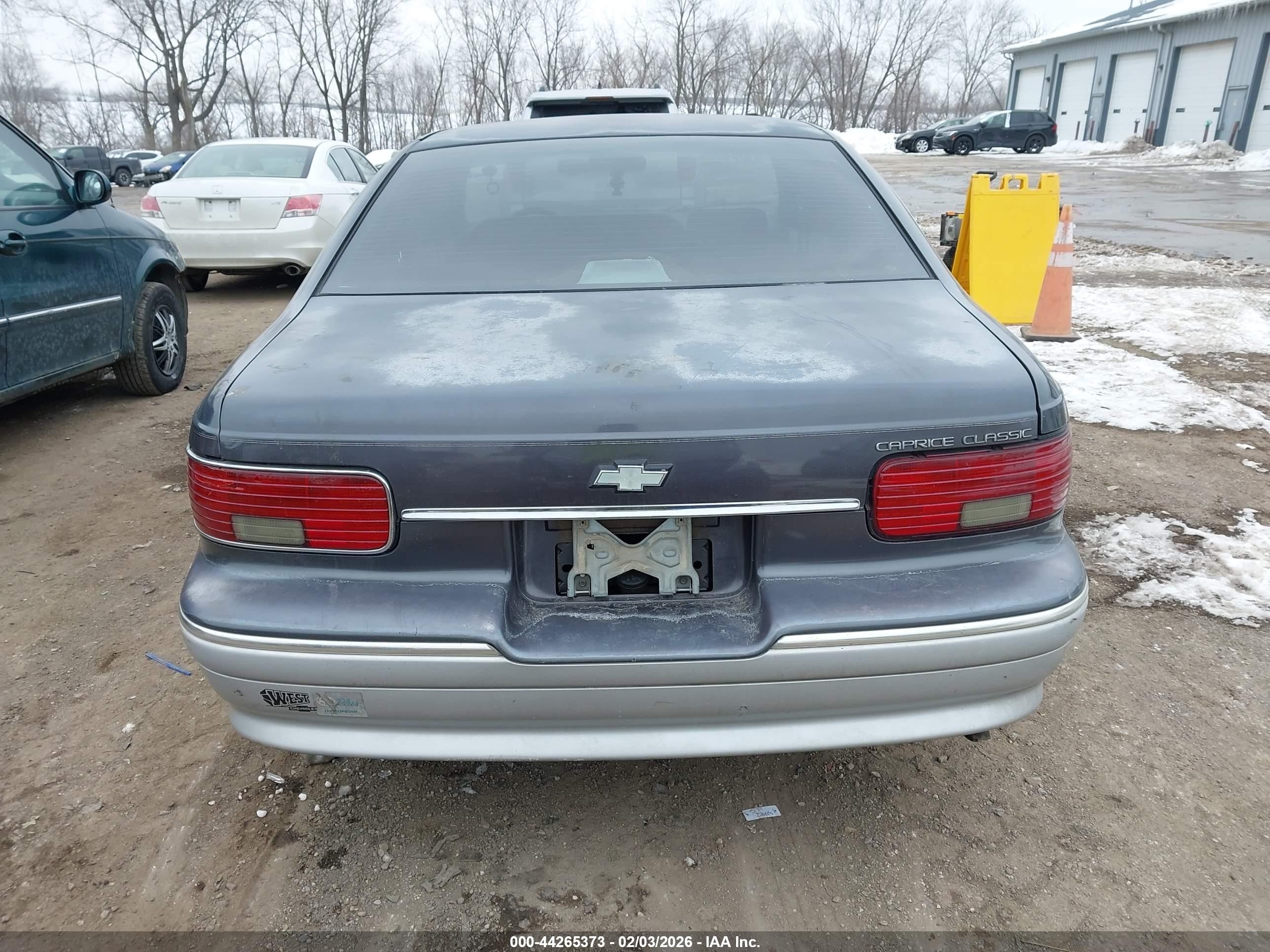 1993 Chevrolet Caprice Classic Gray vin: 1G1BL53EXPR107530