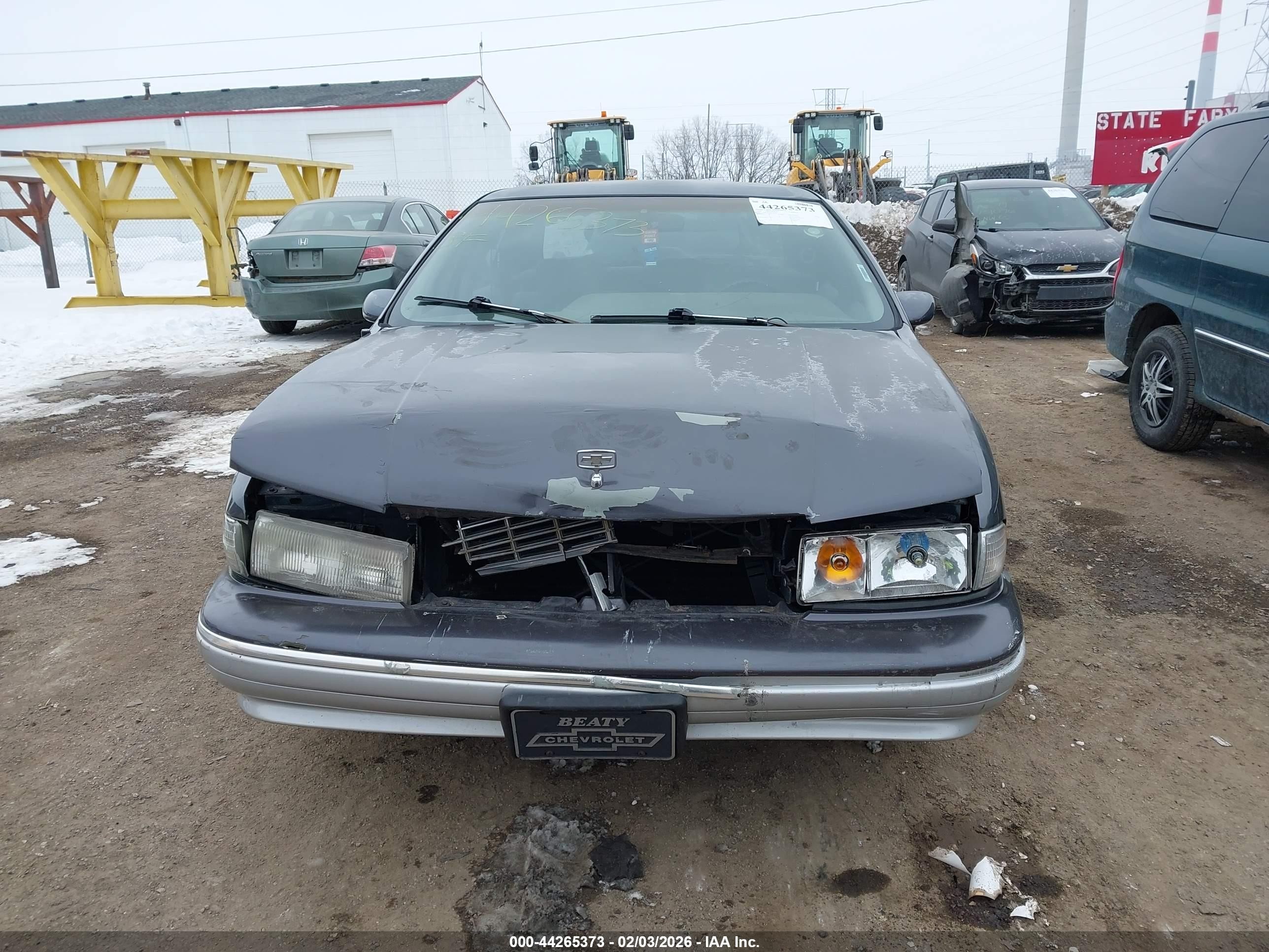 1993 Chevrolet Caprice Classic Gray vin: 1G1BL53EXPR107530