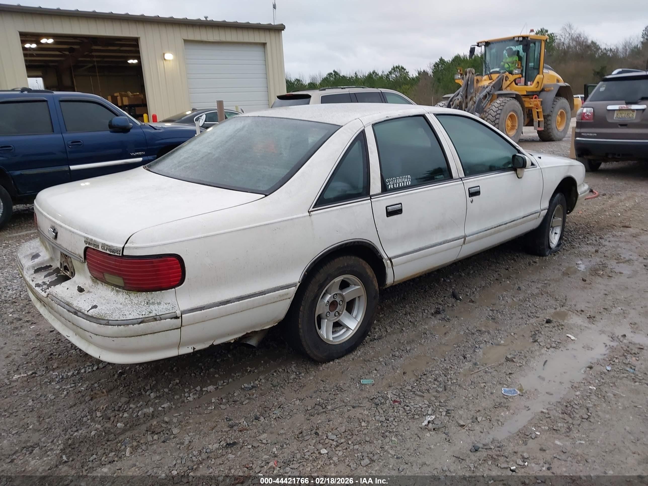 1993 Chevrolet Caprice Classic White vin: 1G1BL53EXPW100529