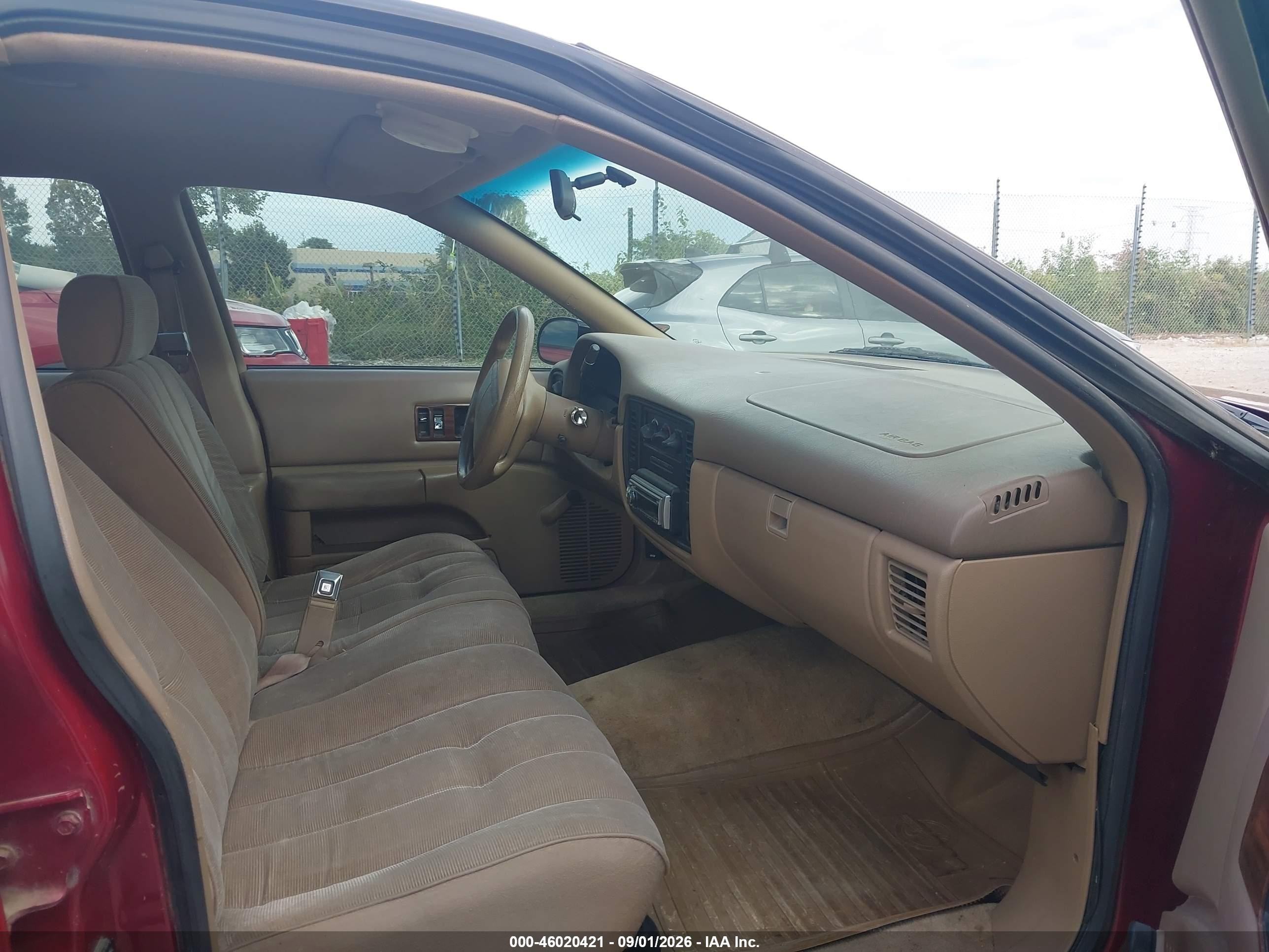 1995 Chevrolet Caprice Classic Красный vin: 1G1BL82P4SR176582