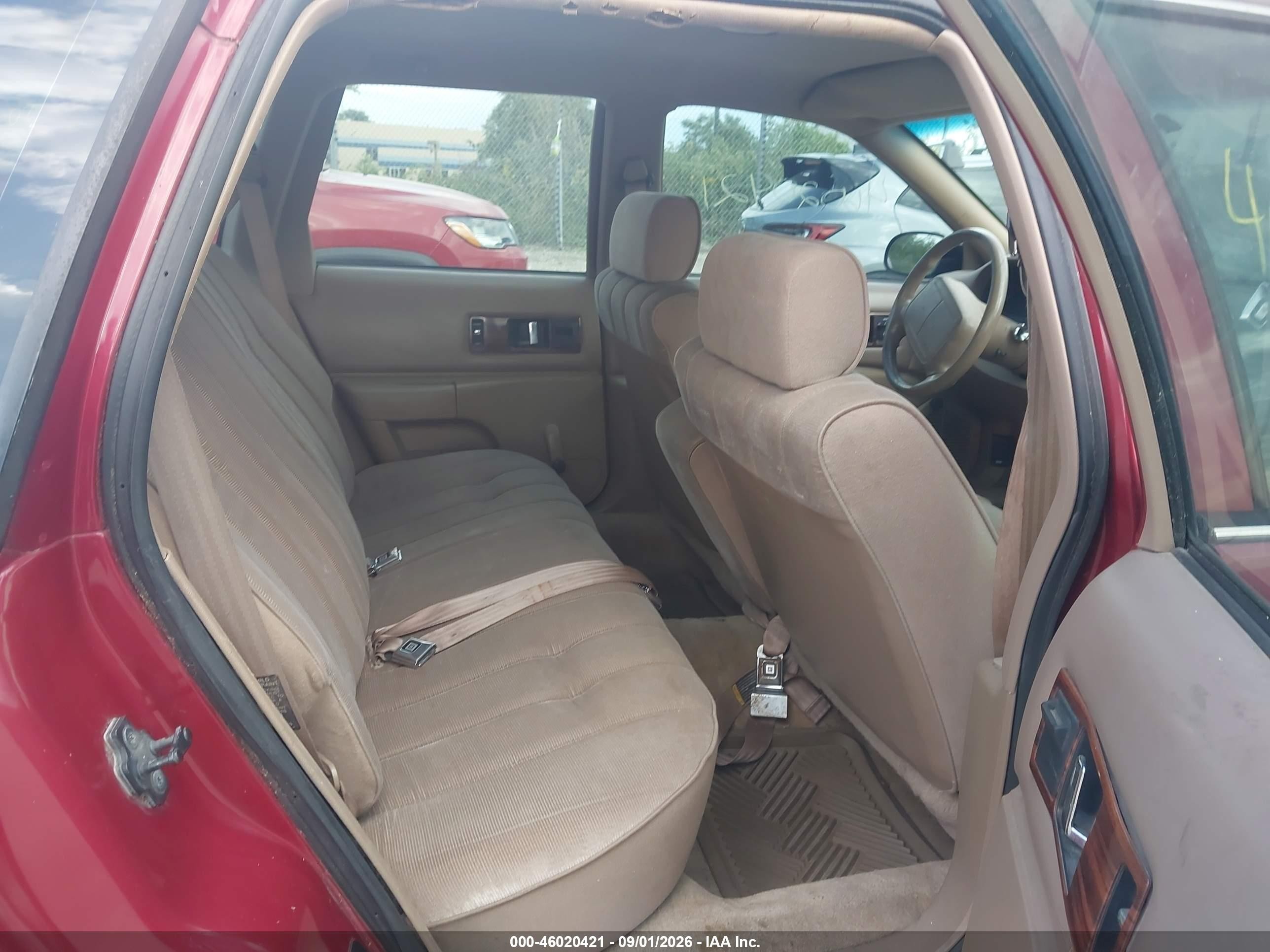 1995 Chevrolet Caprice Classic Красный vin: 1G1BL82P4SR176582