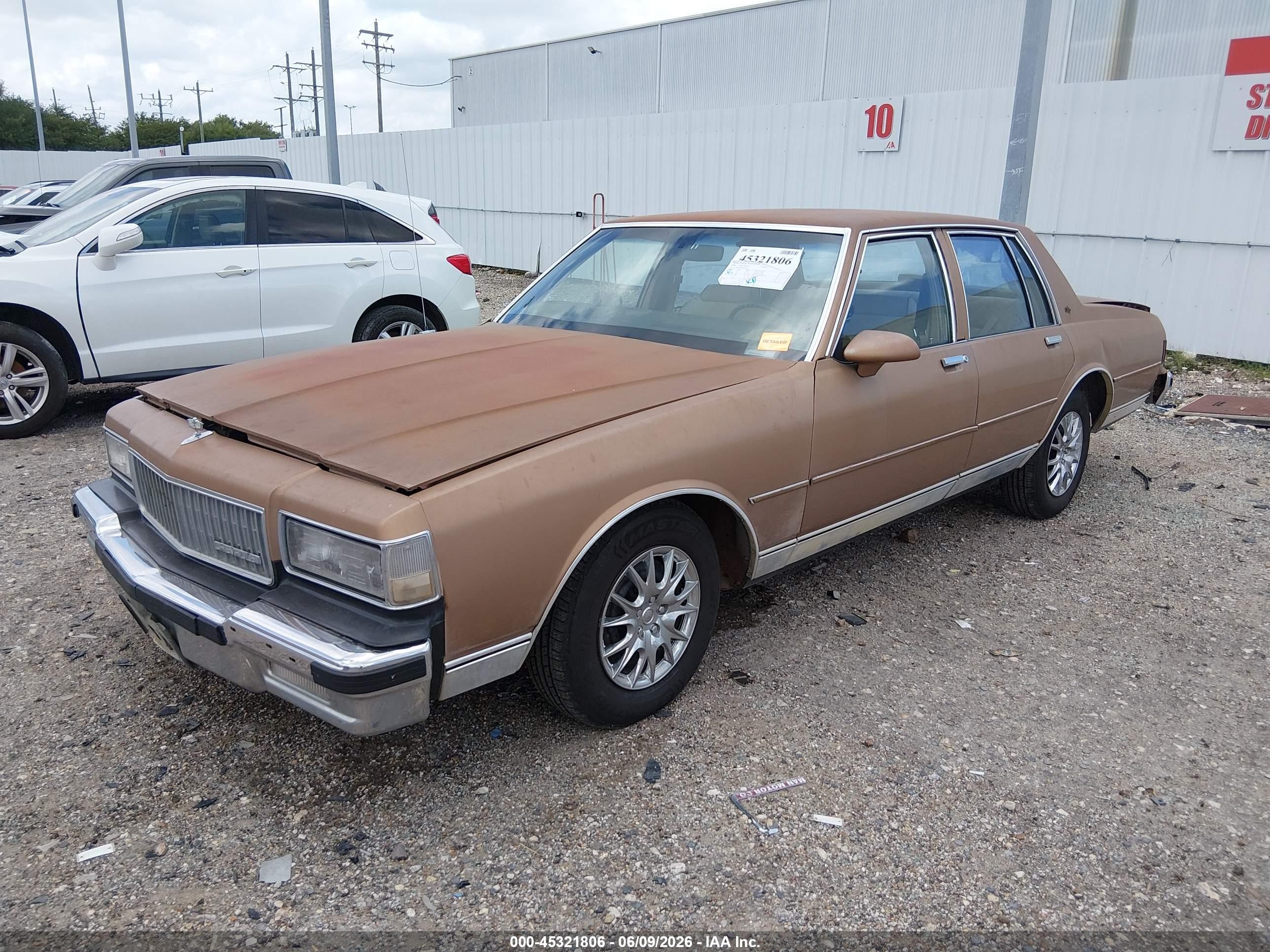 1989 Chevrolet Caprice Classic Коричневый vin: 1G1BN51E8KR189473