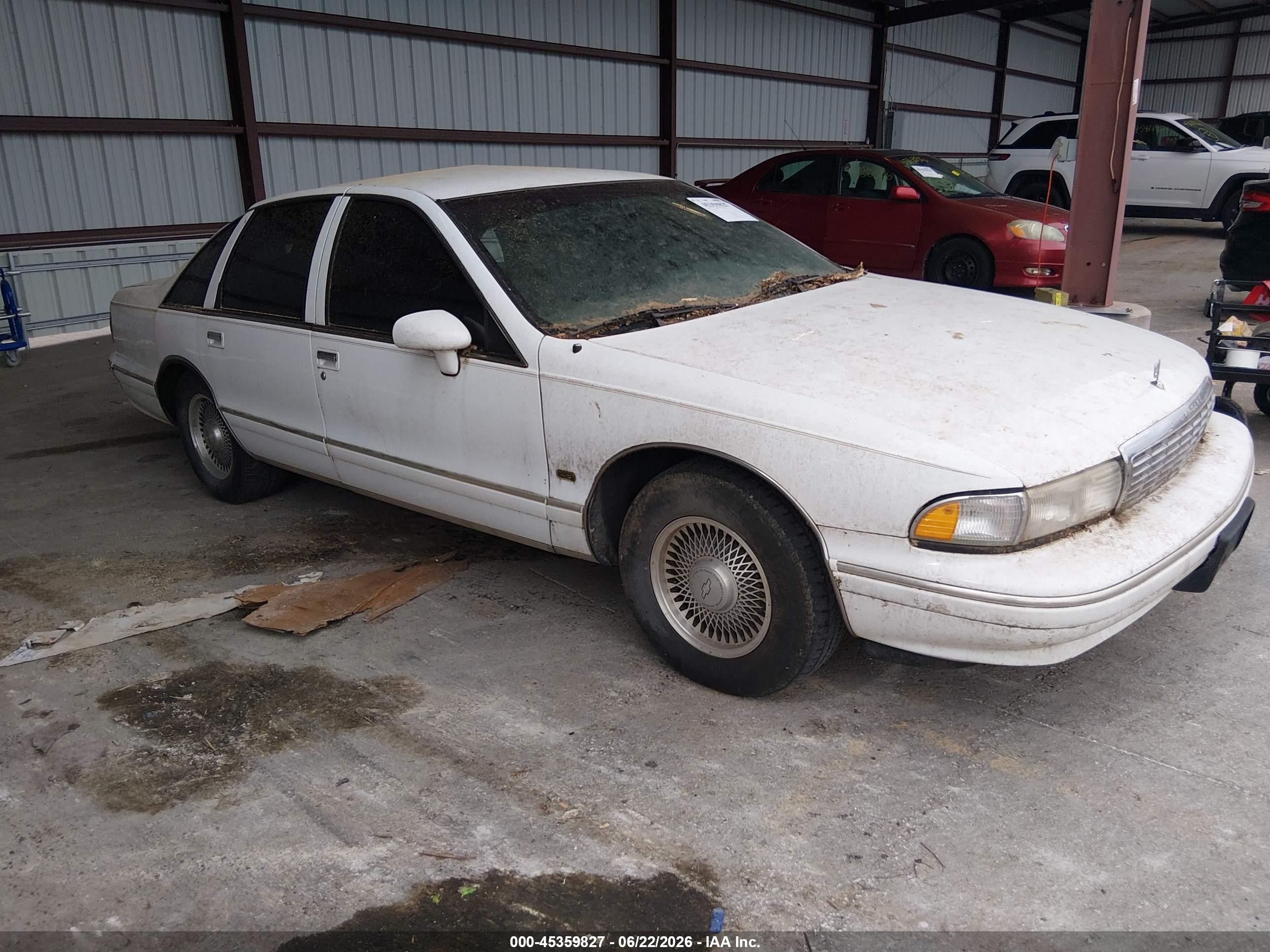 1994 Chevrolet Caprice Classic Ls White vin: 1G1BN52P3RR192744