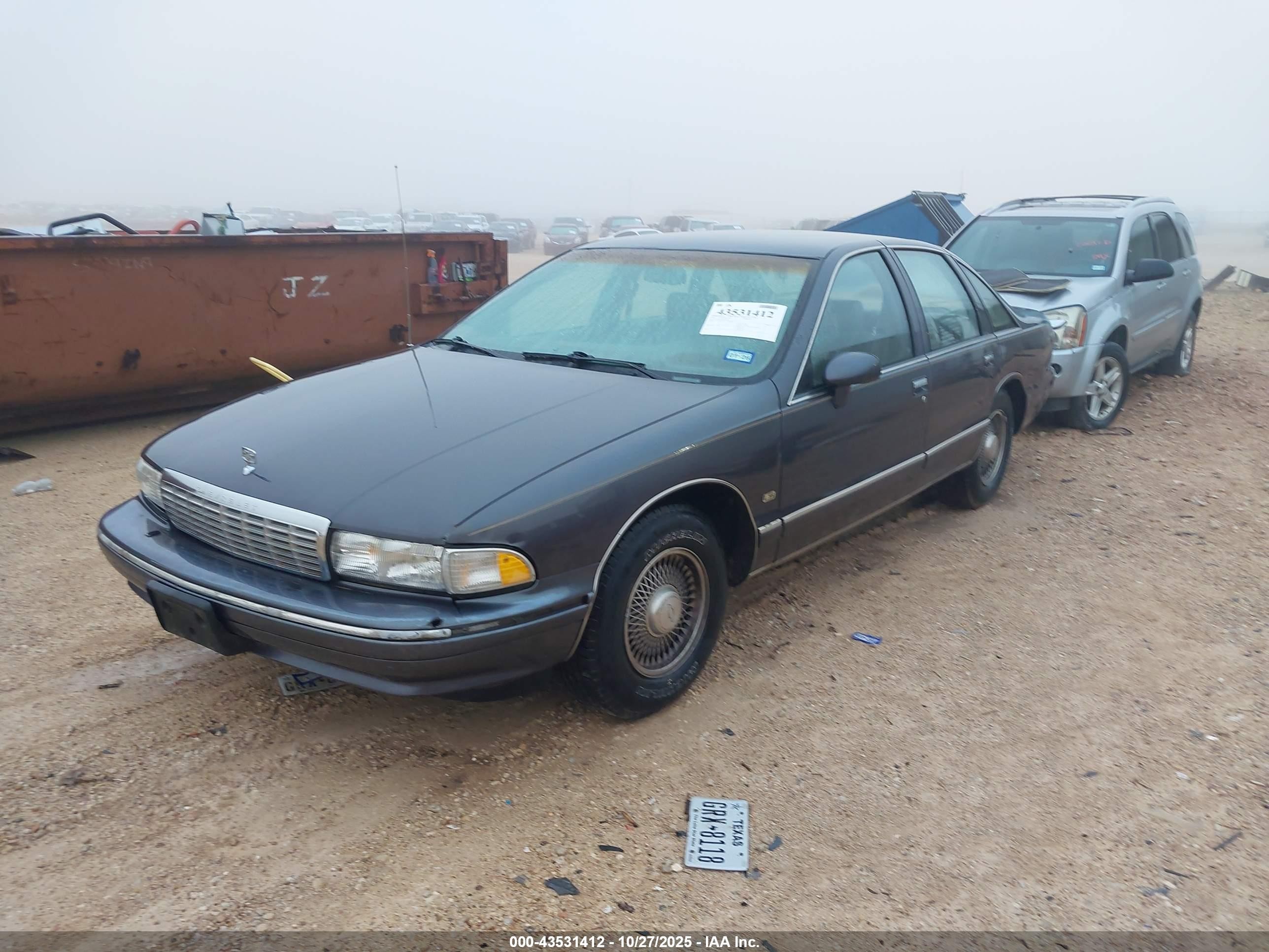 1994 Chevrolet Caprice Classic Ls Blue vin: 1G1BN52P7RR111549