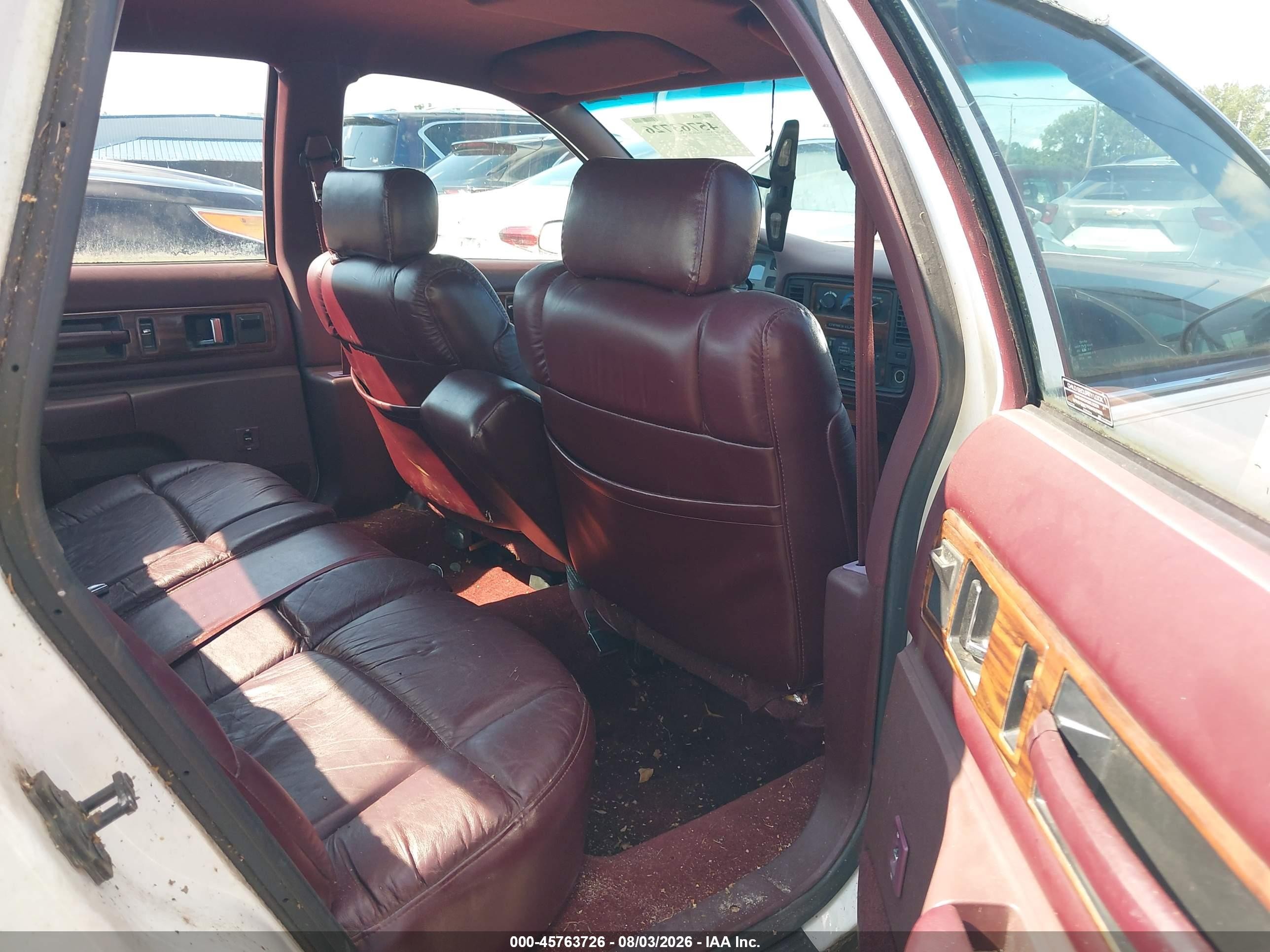 1994 Chevrolet Caprice Classic Ls White vin: 1G1BN52W3RR130834
