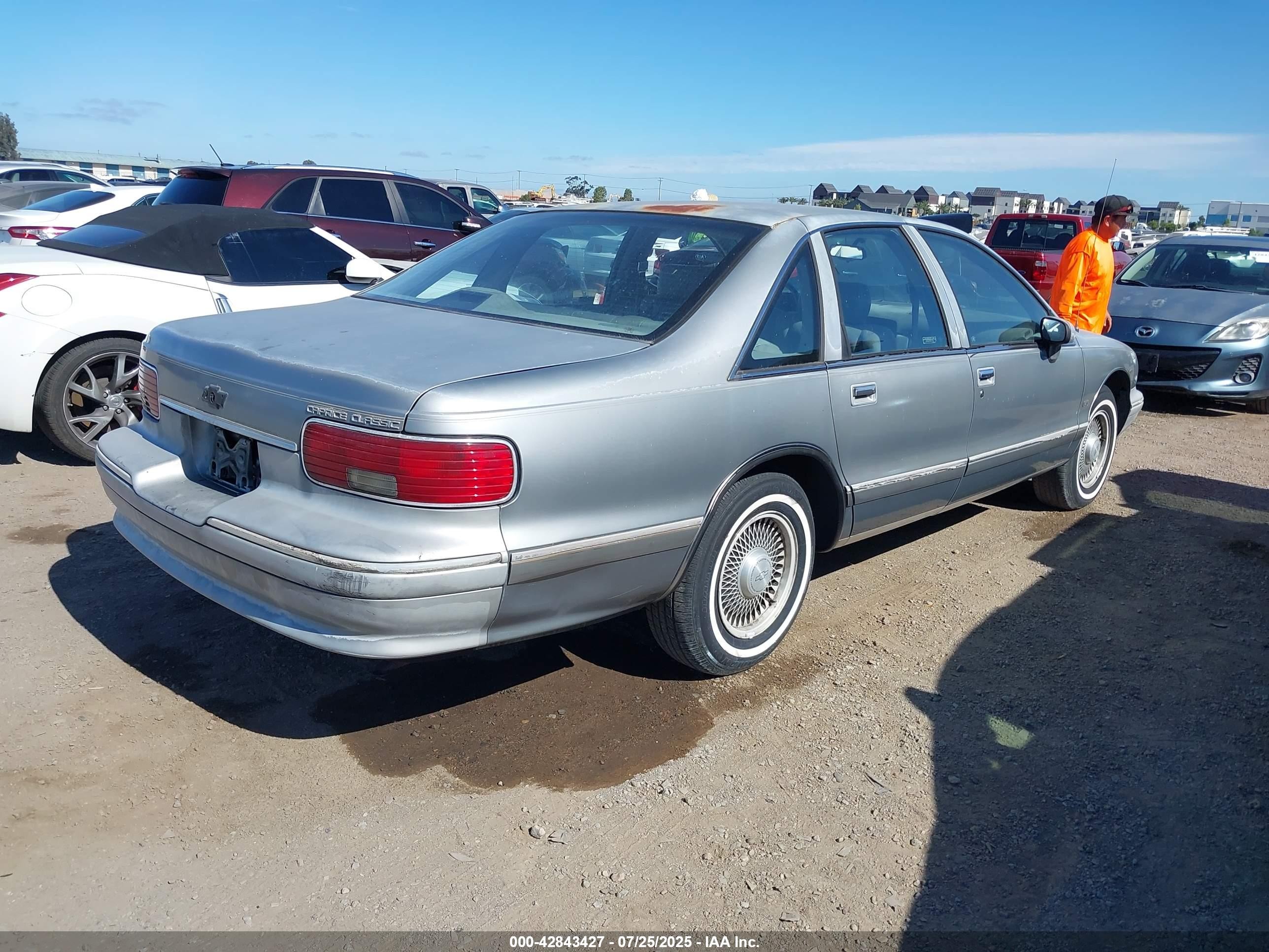 1994 Chevrolet Caprice Classic Ls Серый vin: 1G1BN52W9RR112080