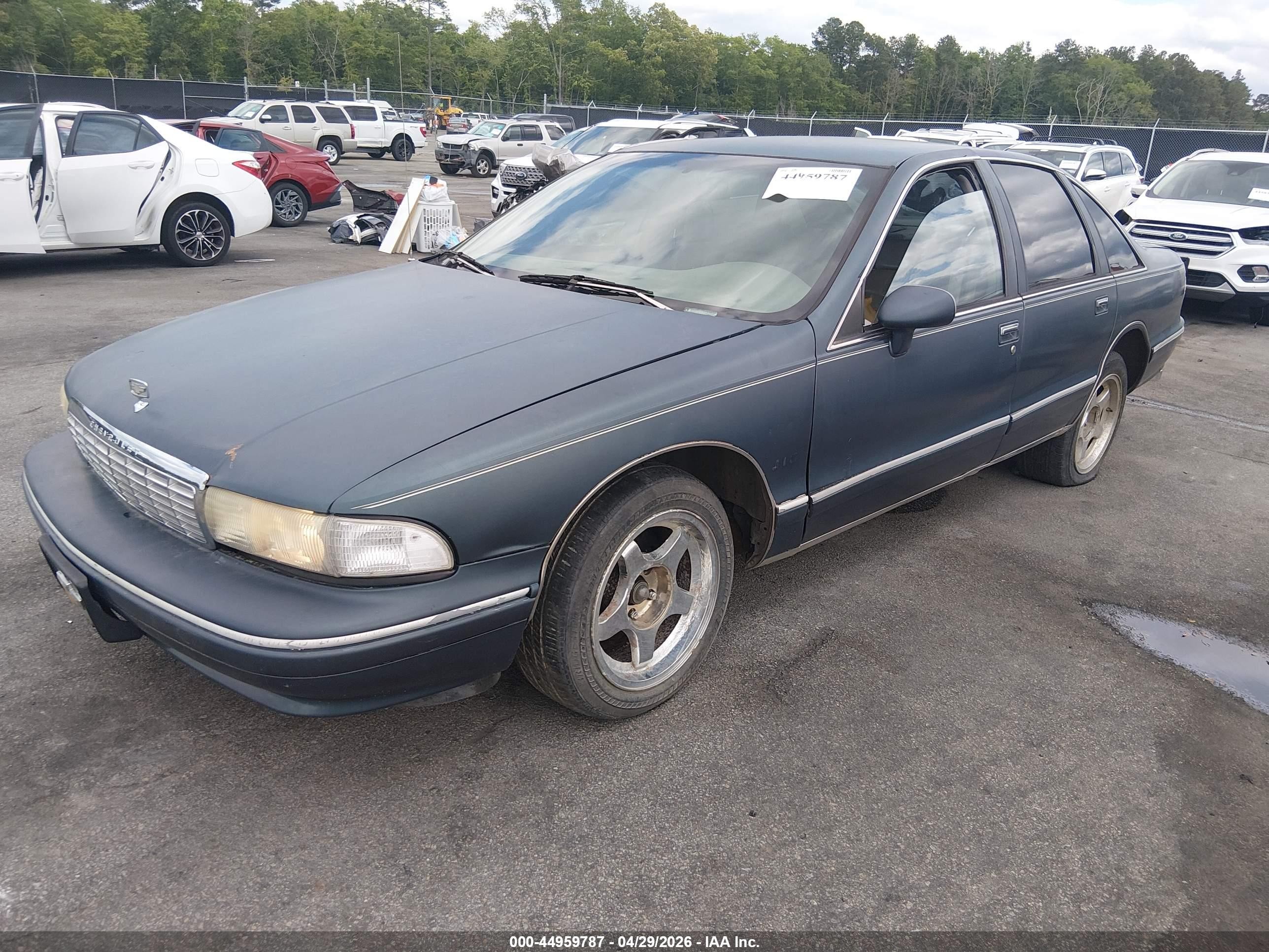 1994 Chevrolet Caprice Classic Ls Blue vin: 1G1BN52WXRR130930