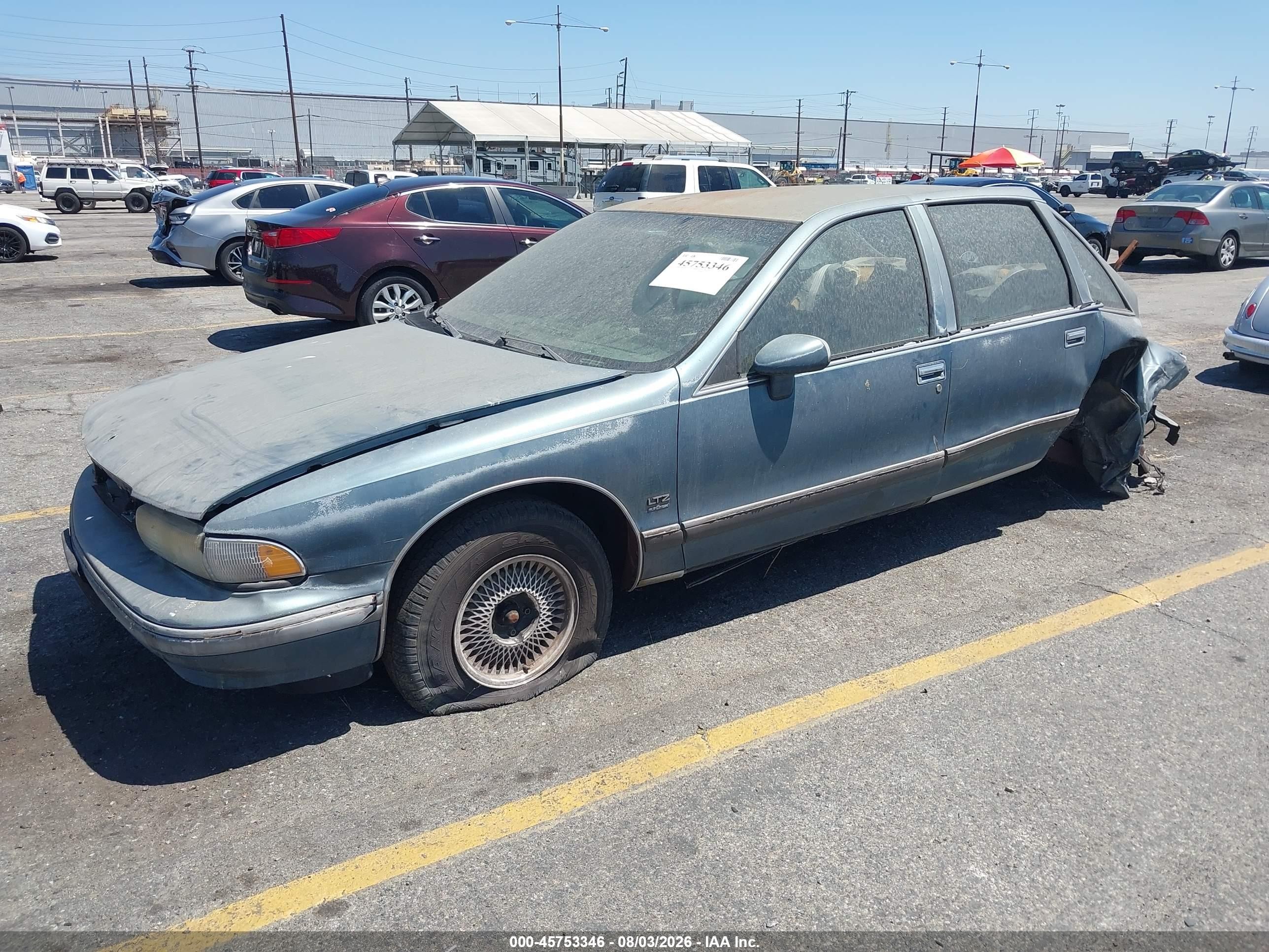 1993 Chevrolet Caprice Classic Ltz Light Blue vin: 1G1BN5379PW114904