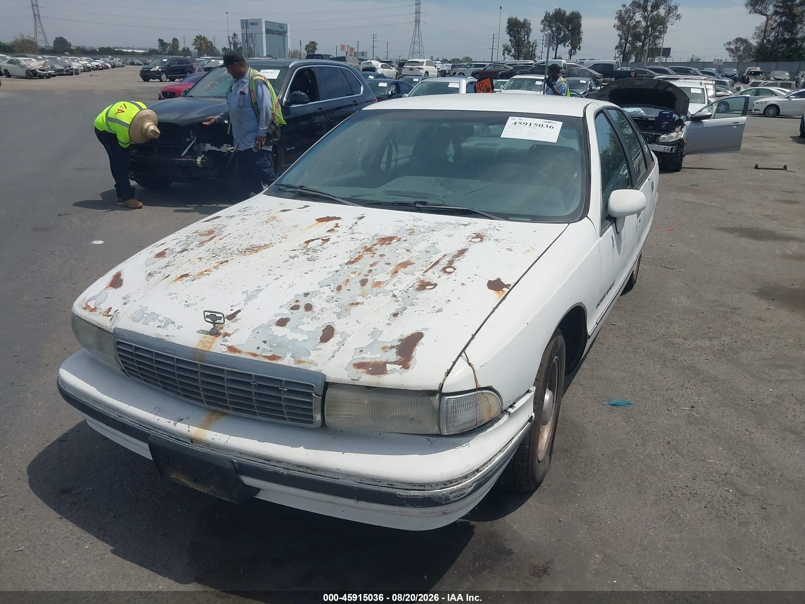 1991 Chevrolet Caprice Classic Ltz Белый vin: 1G1BN53E2MW176364