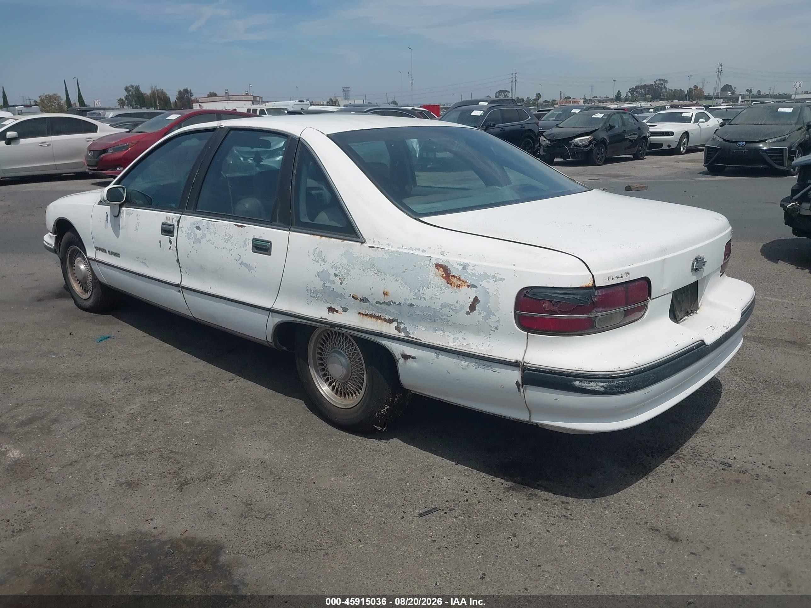1991 Chevrolet Caprice Classic Ltz Белый vin: 1G1BN53E2MW176364