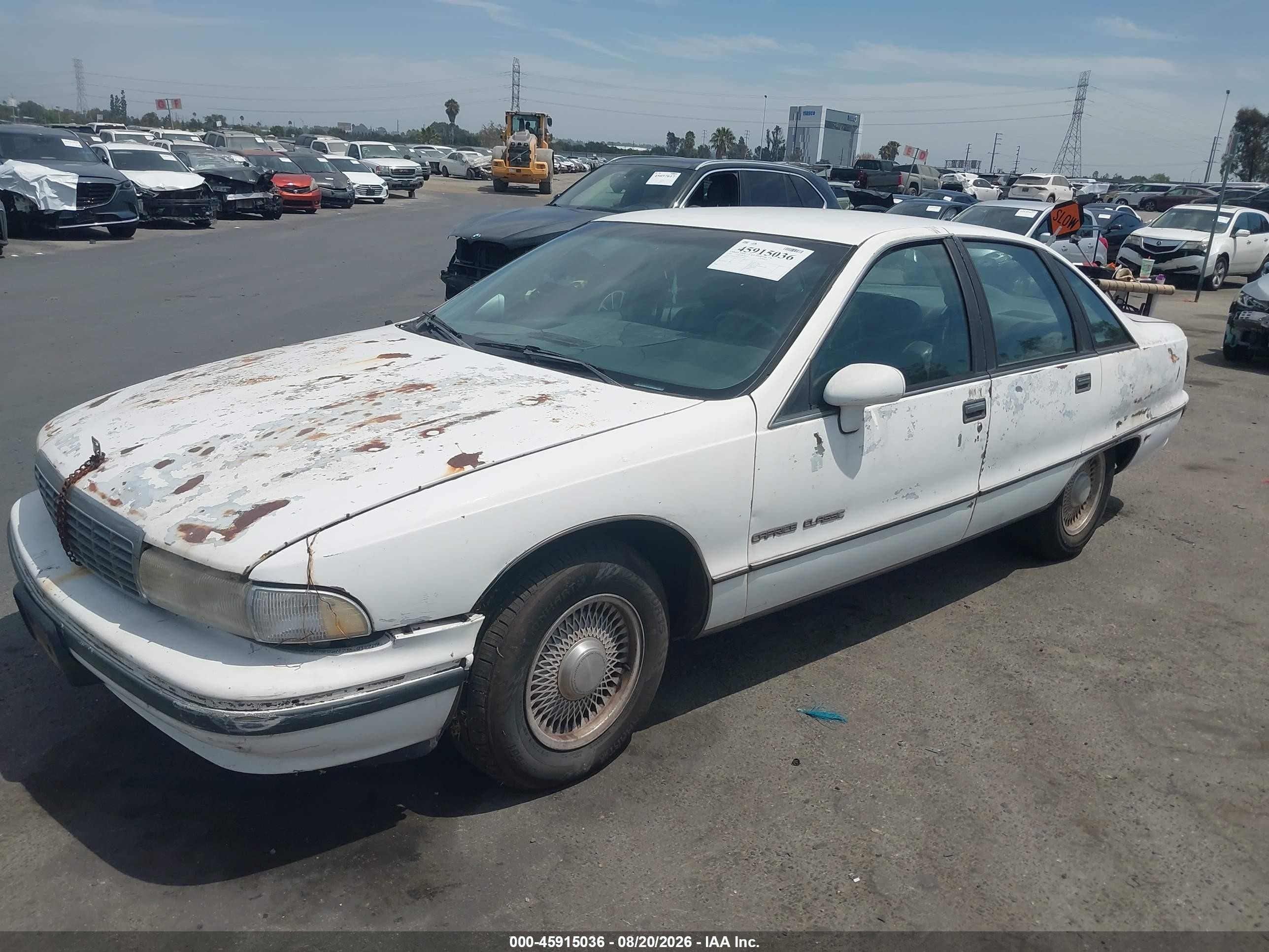 1991 Chevrolet Caprice Classic Ltz Белый vin: 1G1BN53E2MW176364
