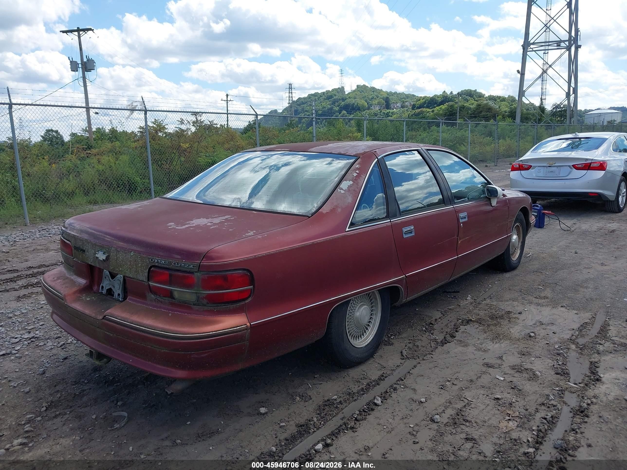 1991 Chevrolet Caprice Classic Ltz Красный vin: 1G1BN53E4MW226276