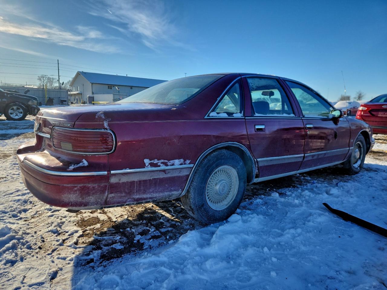 1993 Chevrolet Caprice Classic Ls Red vin: 1G1BN53E8PR100148