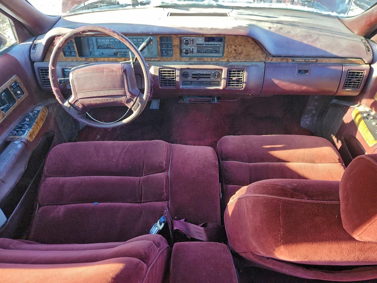 1993 Chevrolet Caprice Classic Ls Red vin: 1G1BN53E8PR100148