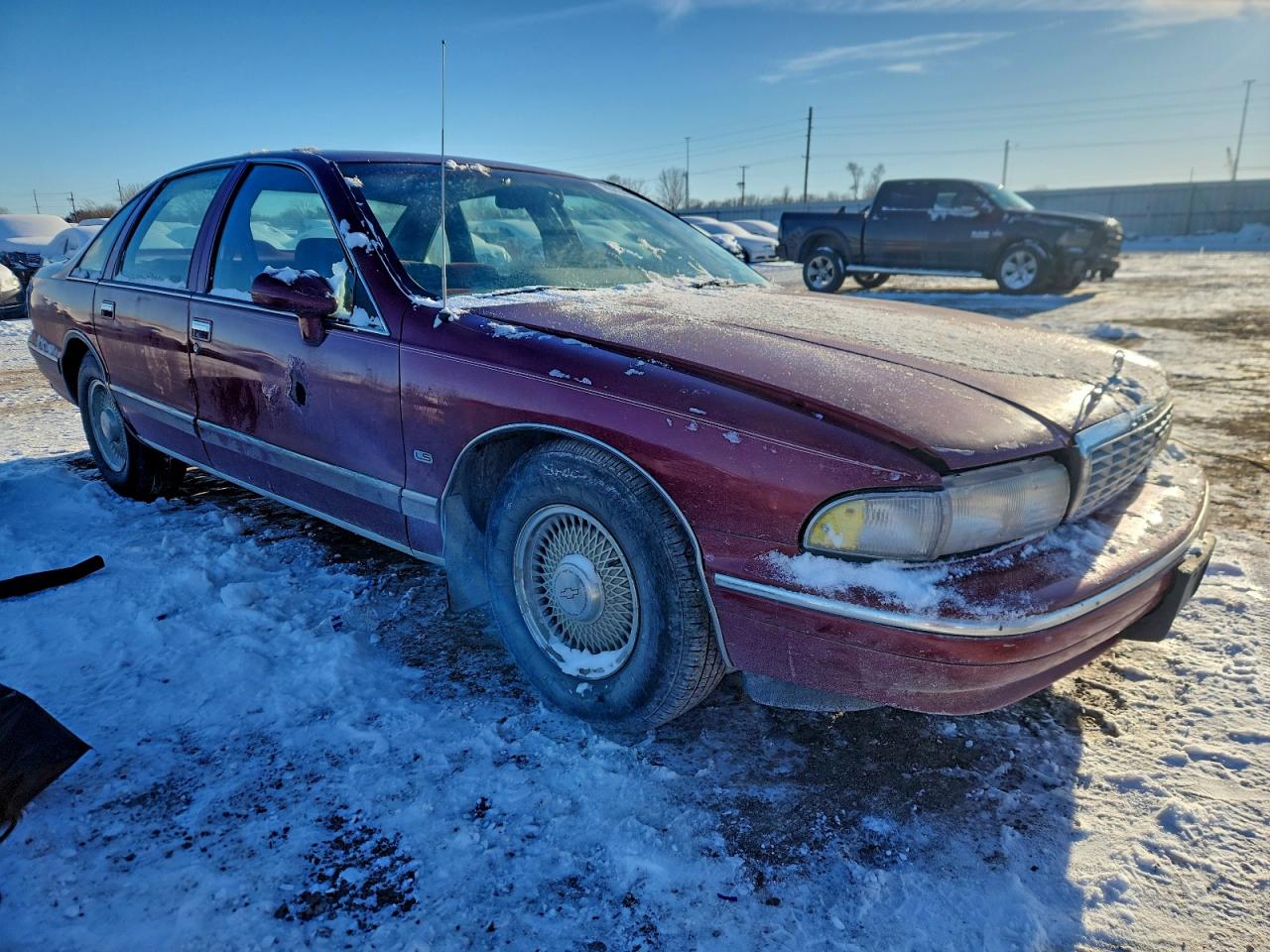 1993 Chevrolet Caprice Classic Ls Red vin: 1G1BN53E8PR100148