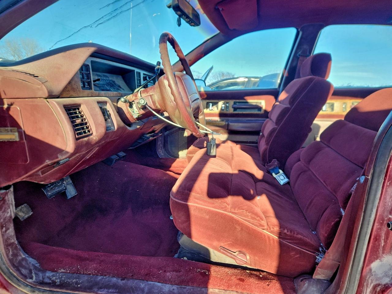 1993 Chevrolet Caprice Classic Ls Red vin: 1G1BN53E8PR100148