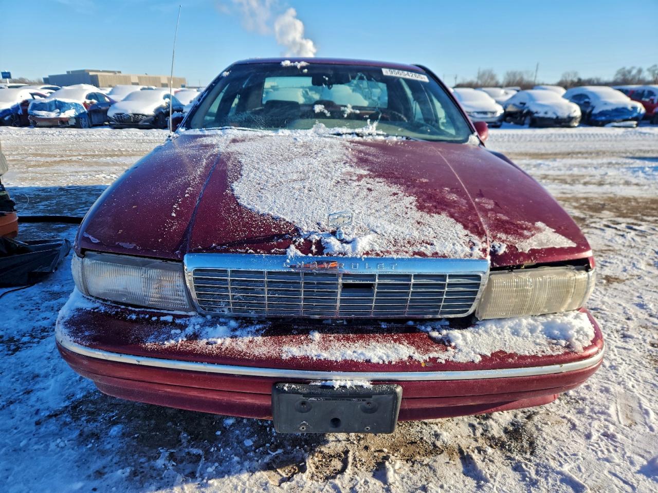 1993 Chevrolet Caprice Classic Ls Red vin: 1G1BN53E8PR100148