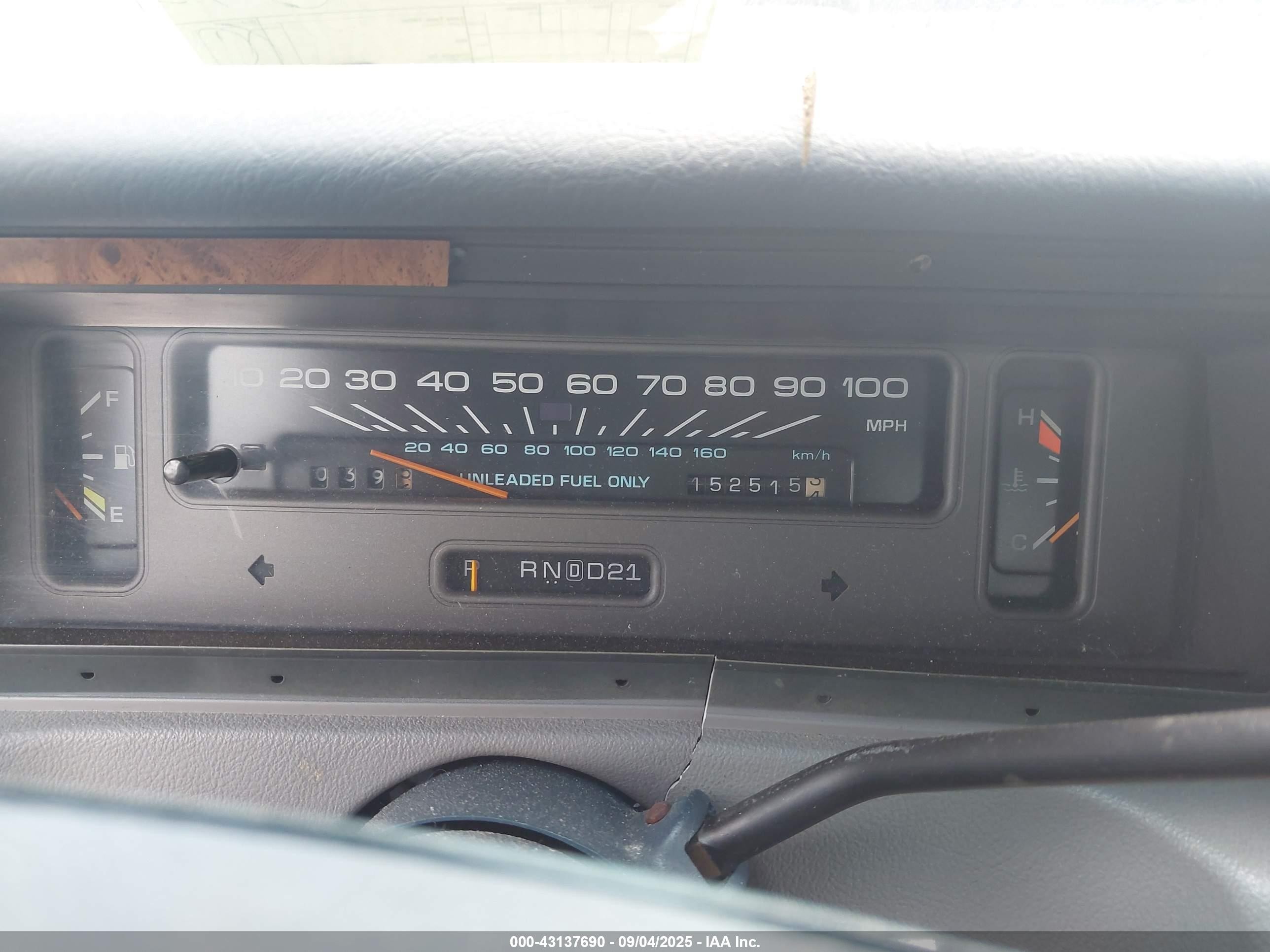 1993 Chevrolet Caprice Classic Ls Dark Blue vin: 1G1BN53E9PR106508