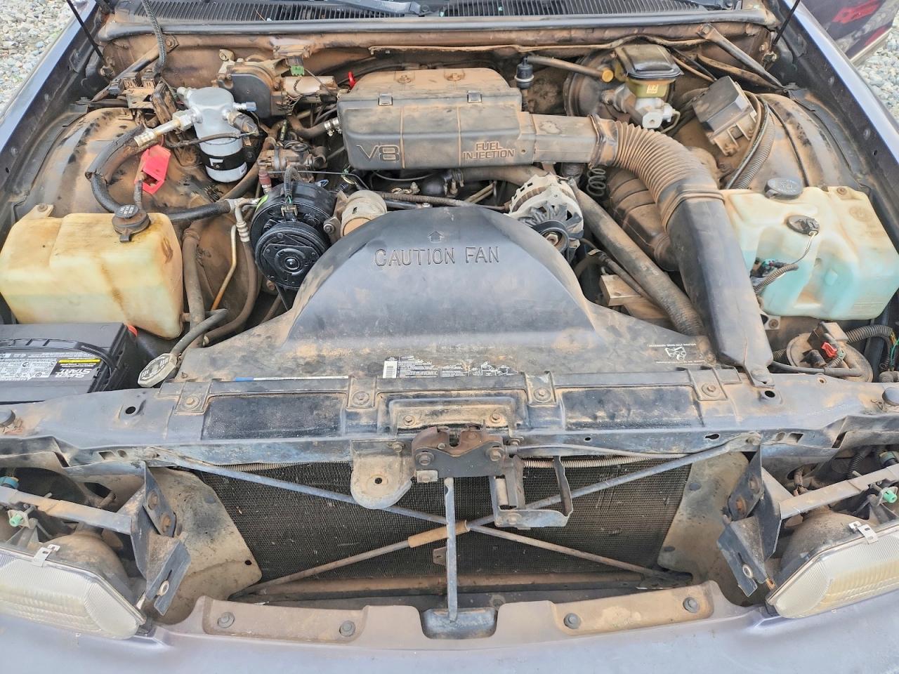 1993 Chevrolet Caprice Classic Ls Gray vin: 1G1BN53E9PR142375