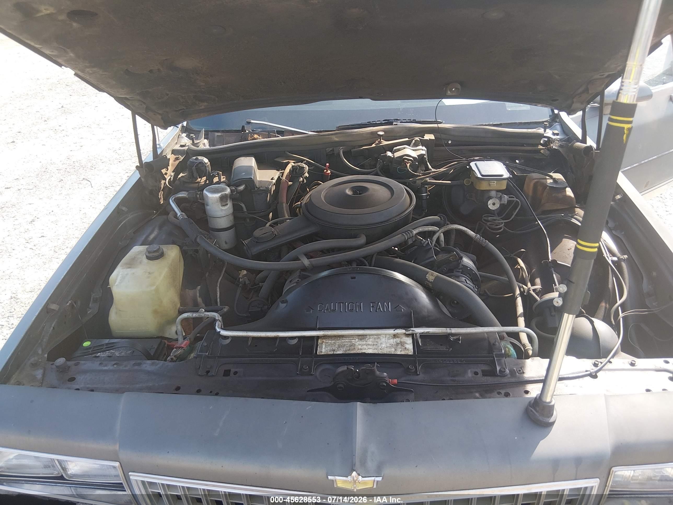 1986 Chevrolet Caprice Classic Gray vin: 1G1BN69H7G9150921