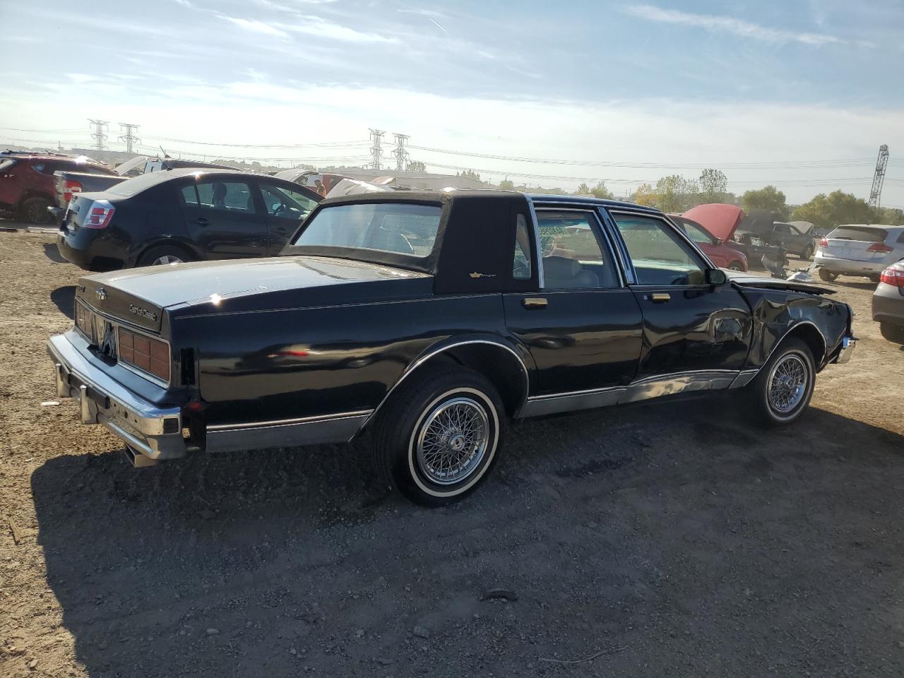 1989 Chevrolet Caprice Classic Brougham Black vin: 1G1BU51EXKA149428