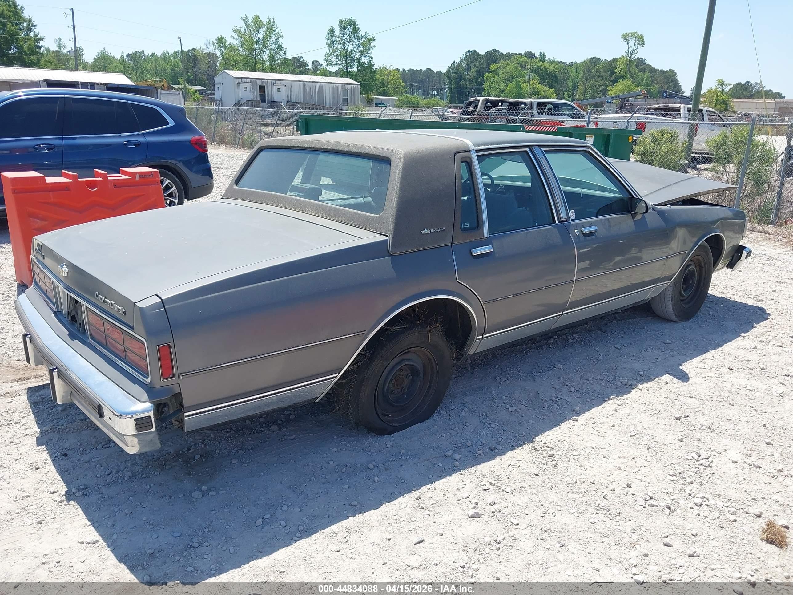 1987 Chevrolet Caprice Classic Brougham Gray vin: 1G1BU51H3H9123502