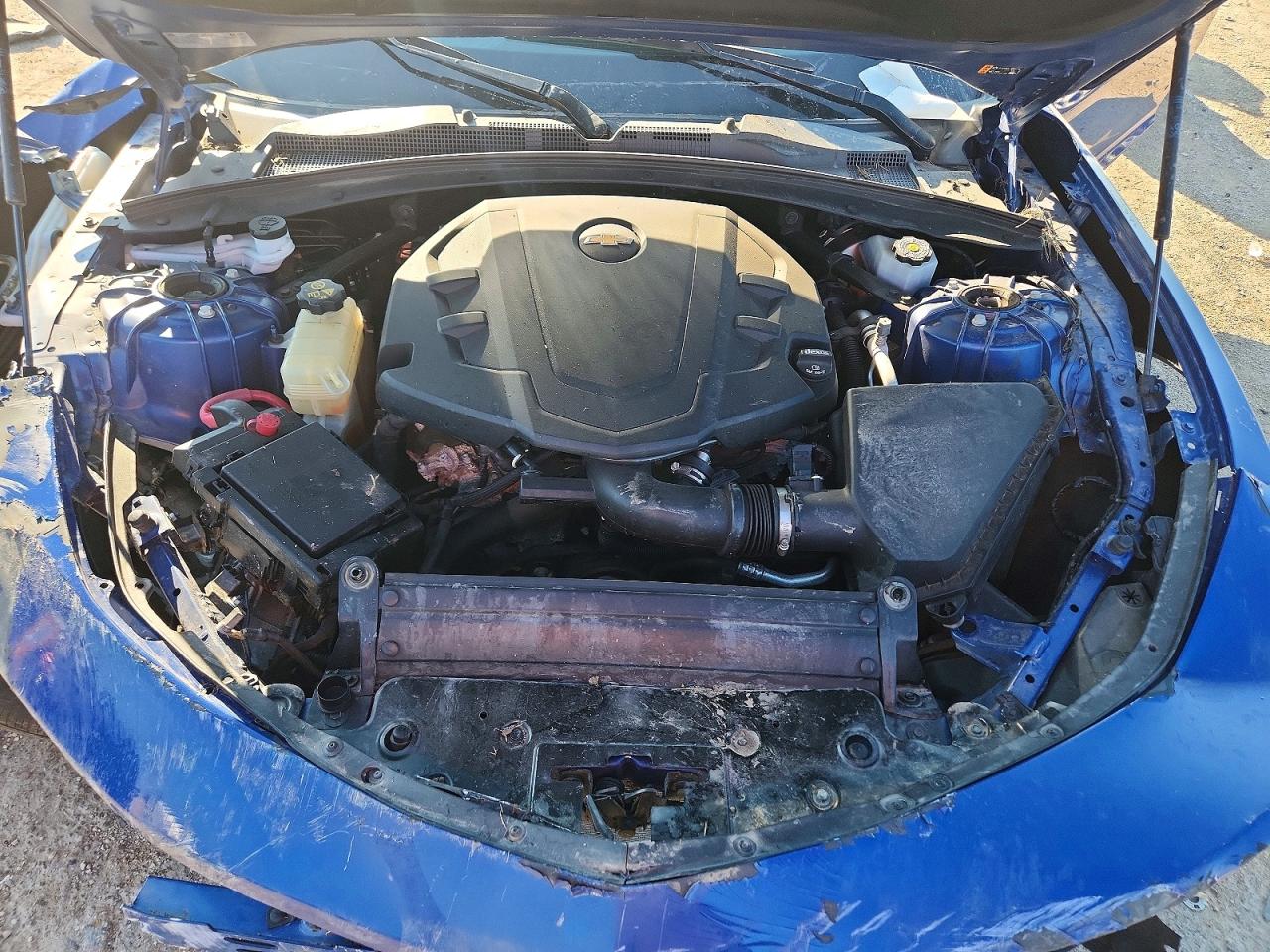 2019 Chevrolet Camaro Ls Blue vin: 1G1FA1RS1K0125912