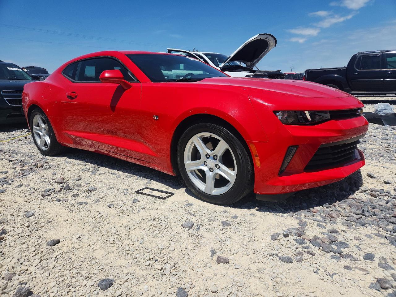 2017 Chevrolet Camaro Lt Red vin: 1G1FB1RS0H0109691