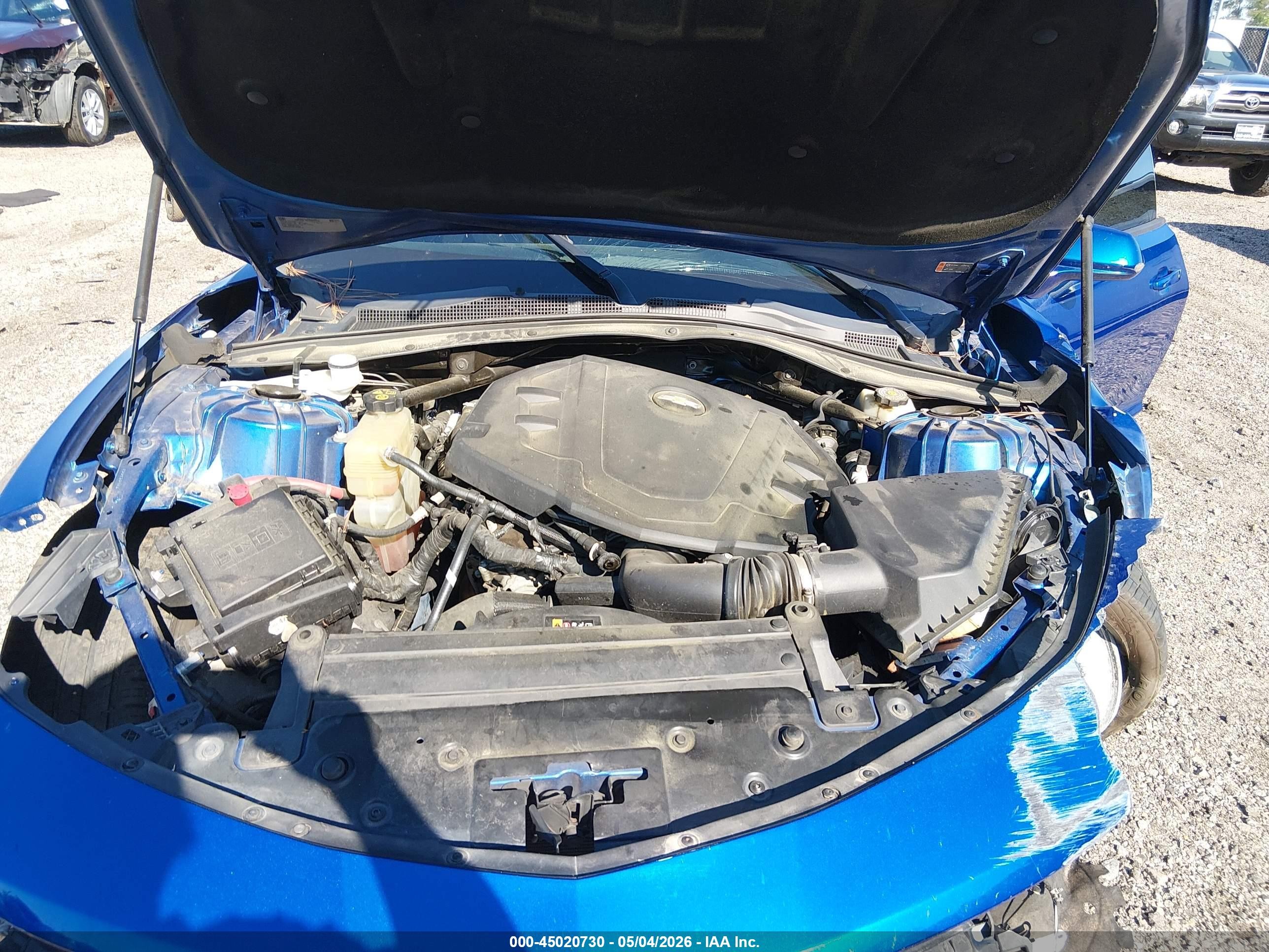 2016 Chevrolet Camaro 1lt Blue vin: 1G1FB1RS1G0128670