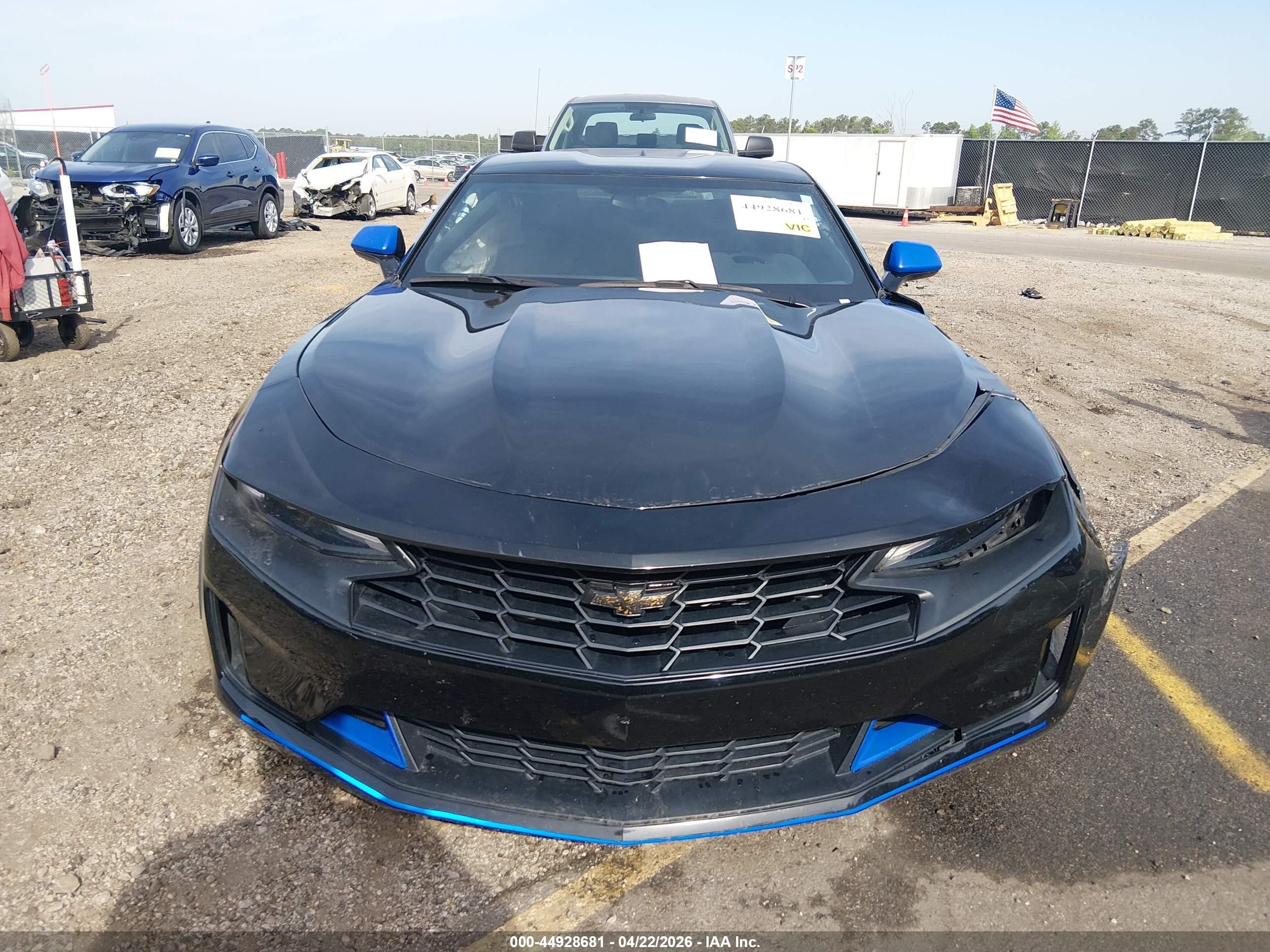 2023 Chevrolet Camaro Черный vin: 1G1FB1RS2P0144442
