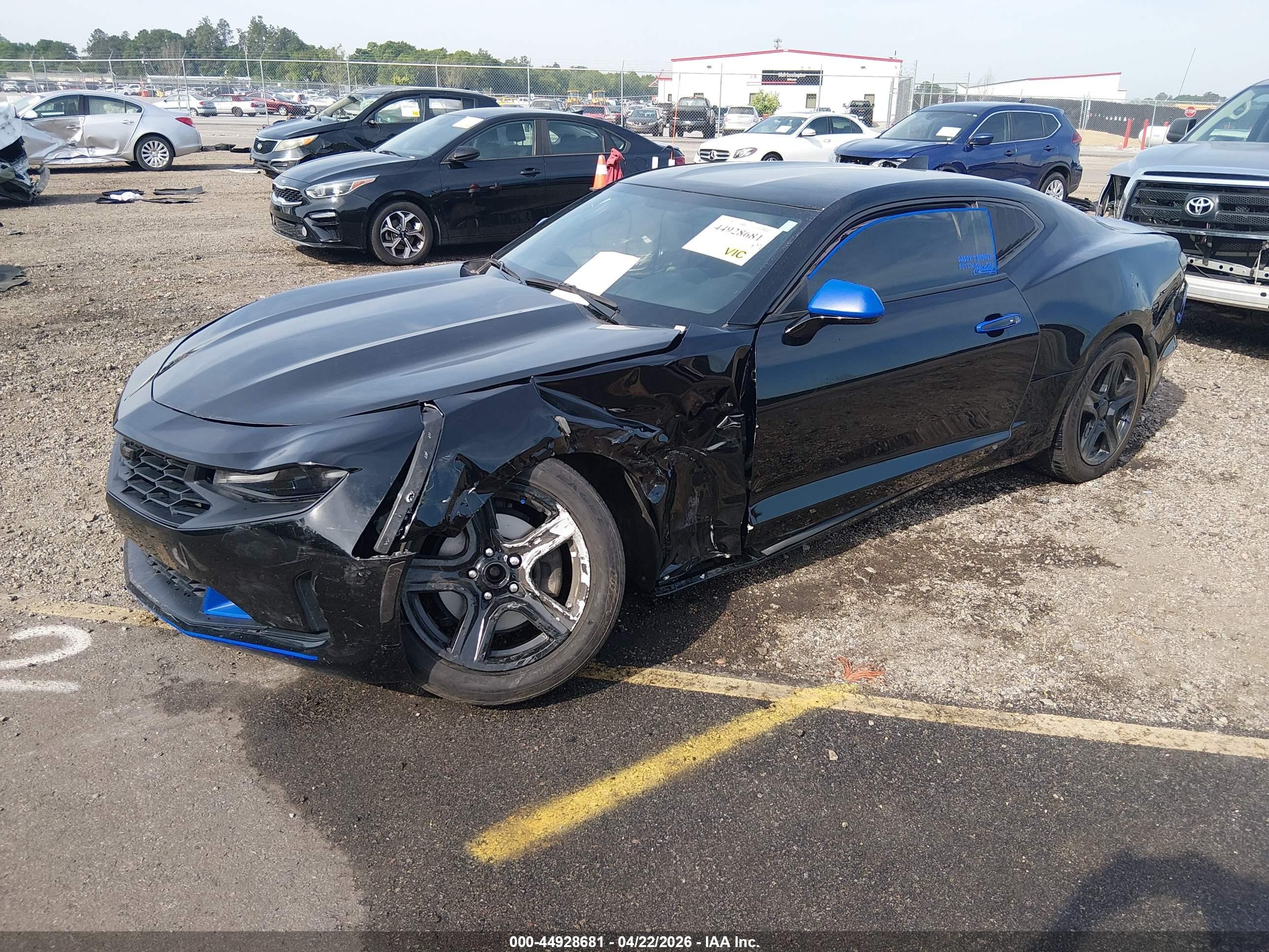 2023 Chevrolet Camaro Черный vin: 1G1FB1RS2P0144442