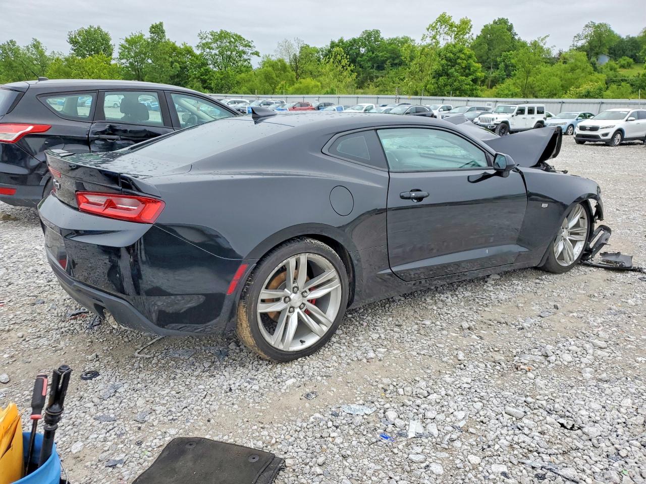 2016 Chevrolet Camaro Lt Black vin: 1G1FB1RS3G0136334