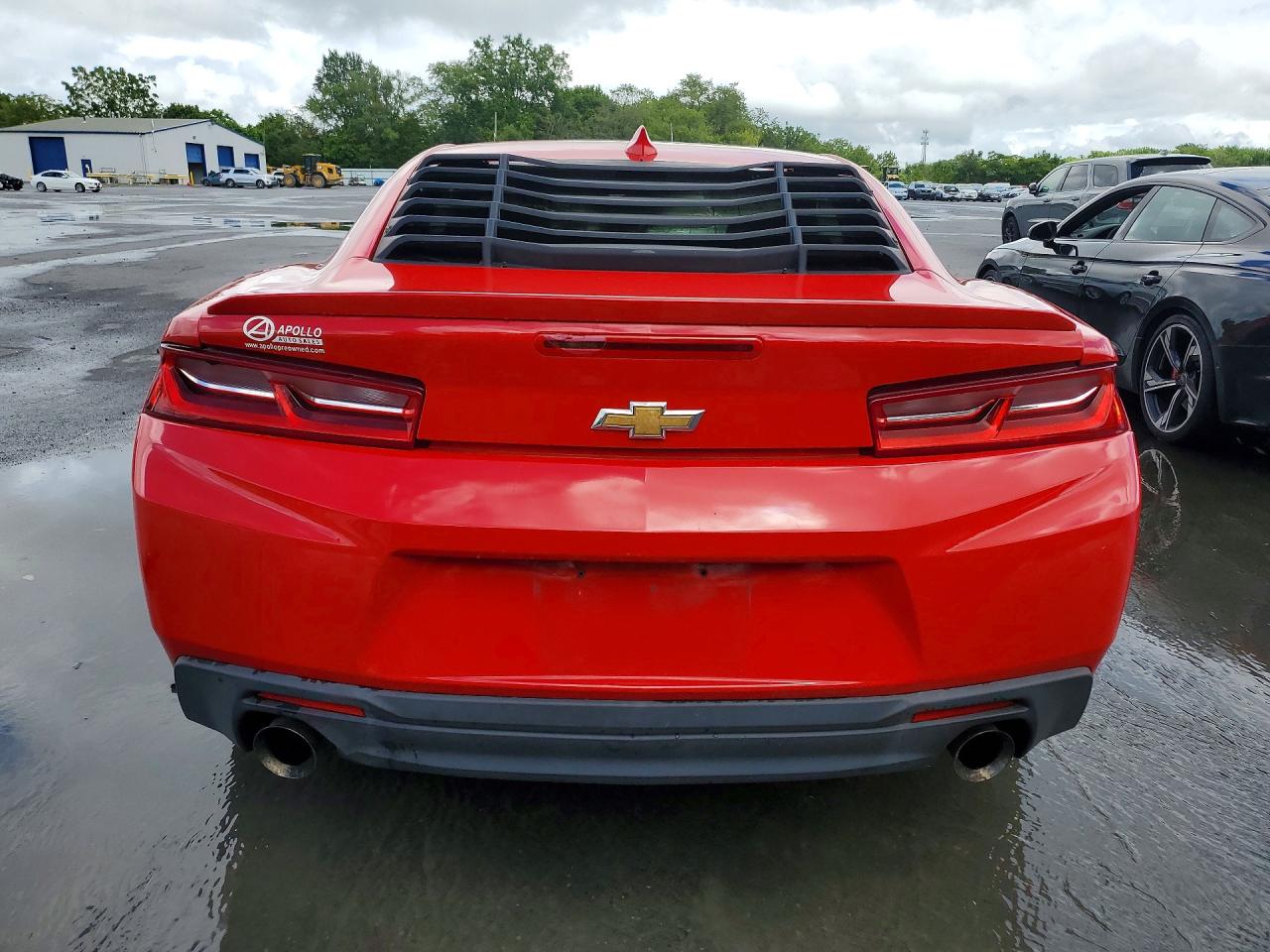 2017 Chevrolet Camaro Lt Red vin: 1G1FB1RS3H0203161
