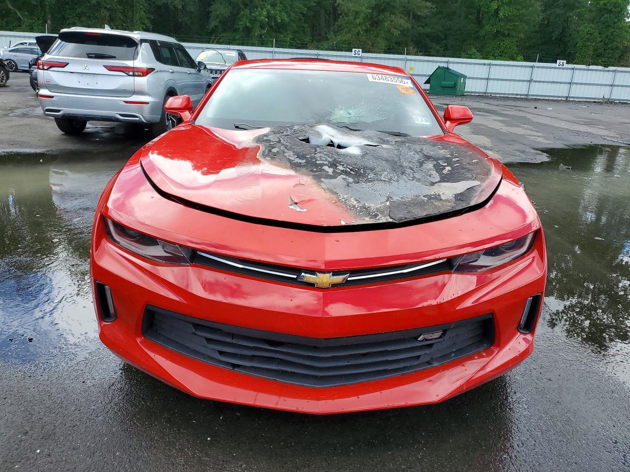 2017 Chevrolet Camaro Lt Red vin: 1G1FB1RS3H0203161