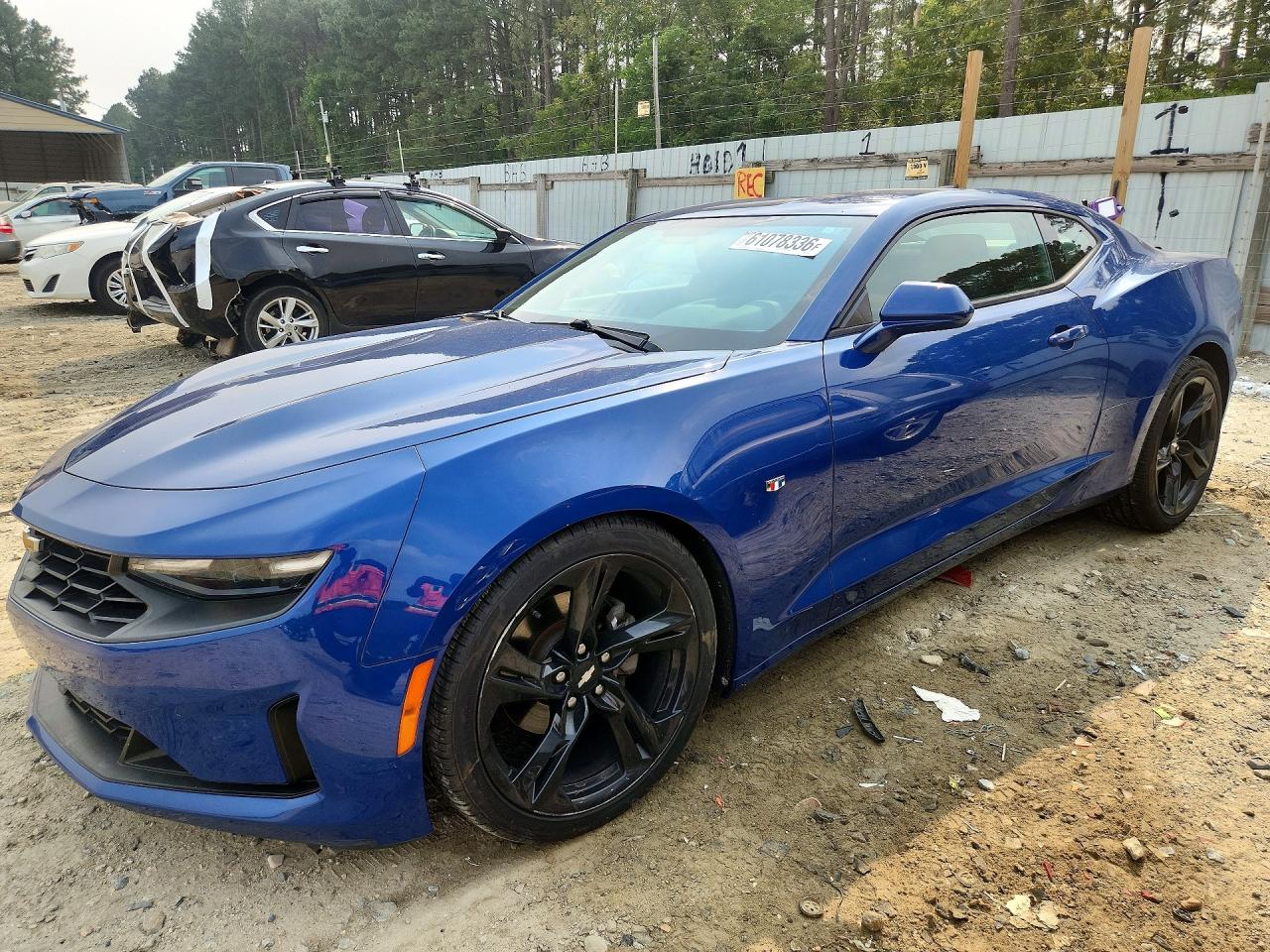 2019 Chevrolet Camaro Ls Blue vin: 1G1FB1RS7K0149015
