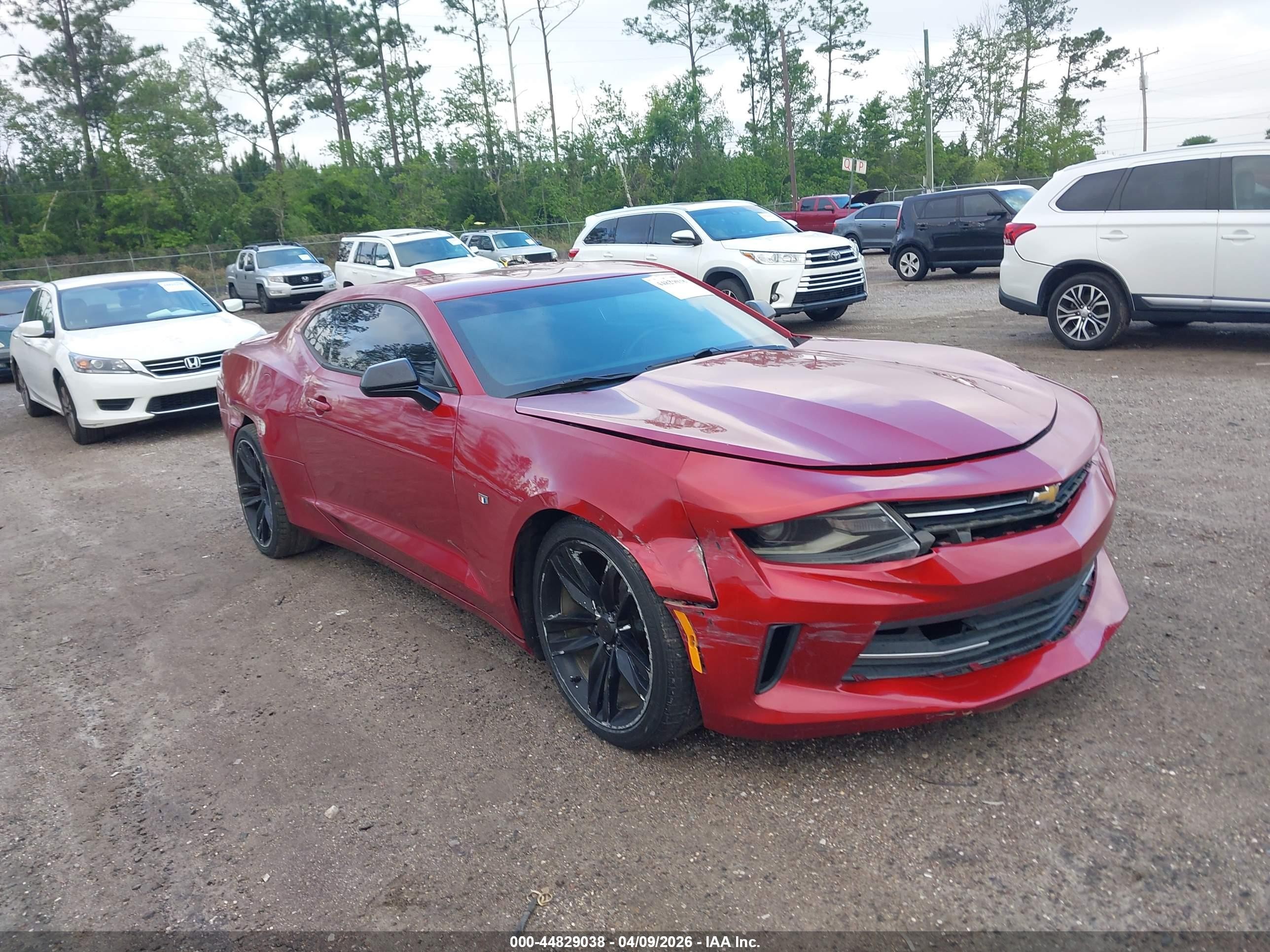 2016 Chevrolet Camaro 1lt Red vin: 1G1FB1RSXG0191766