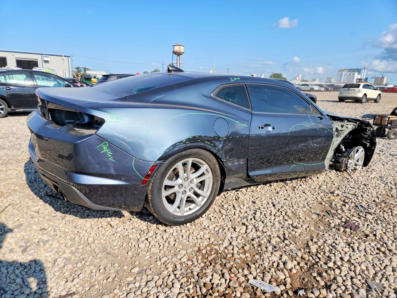 2023 Chevrolet Camaro Ls Blue vin: 1G1FB1RX0P0133015