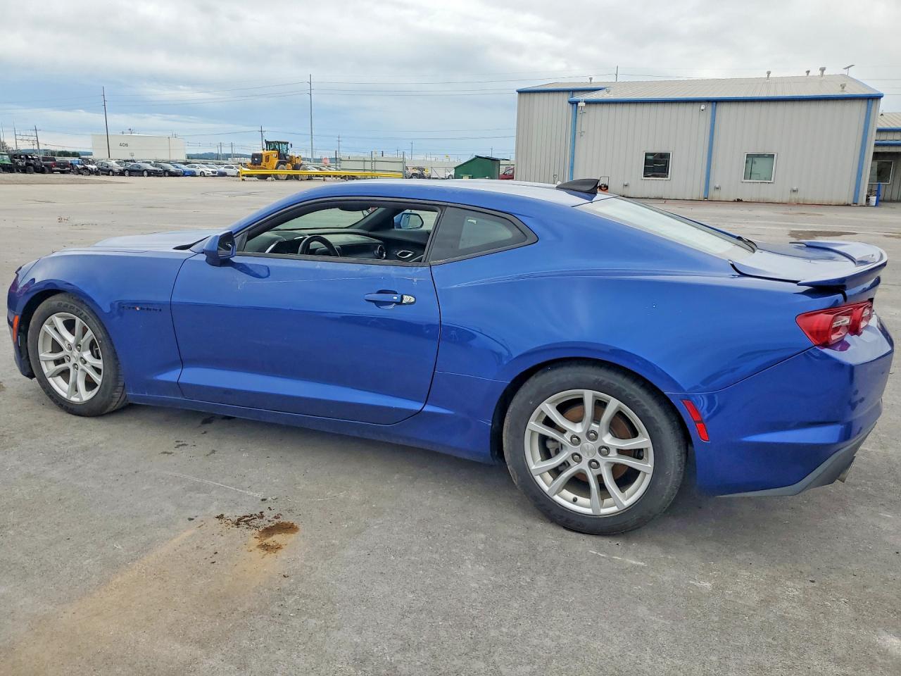 2019 Chevrolet Camaro Ls Синий vin: 1G1FB1RX1K0114904