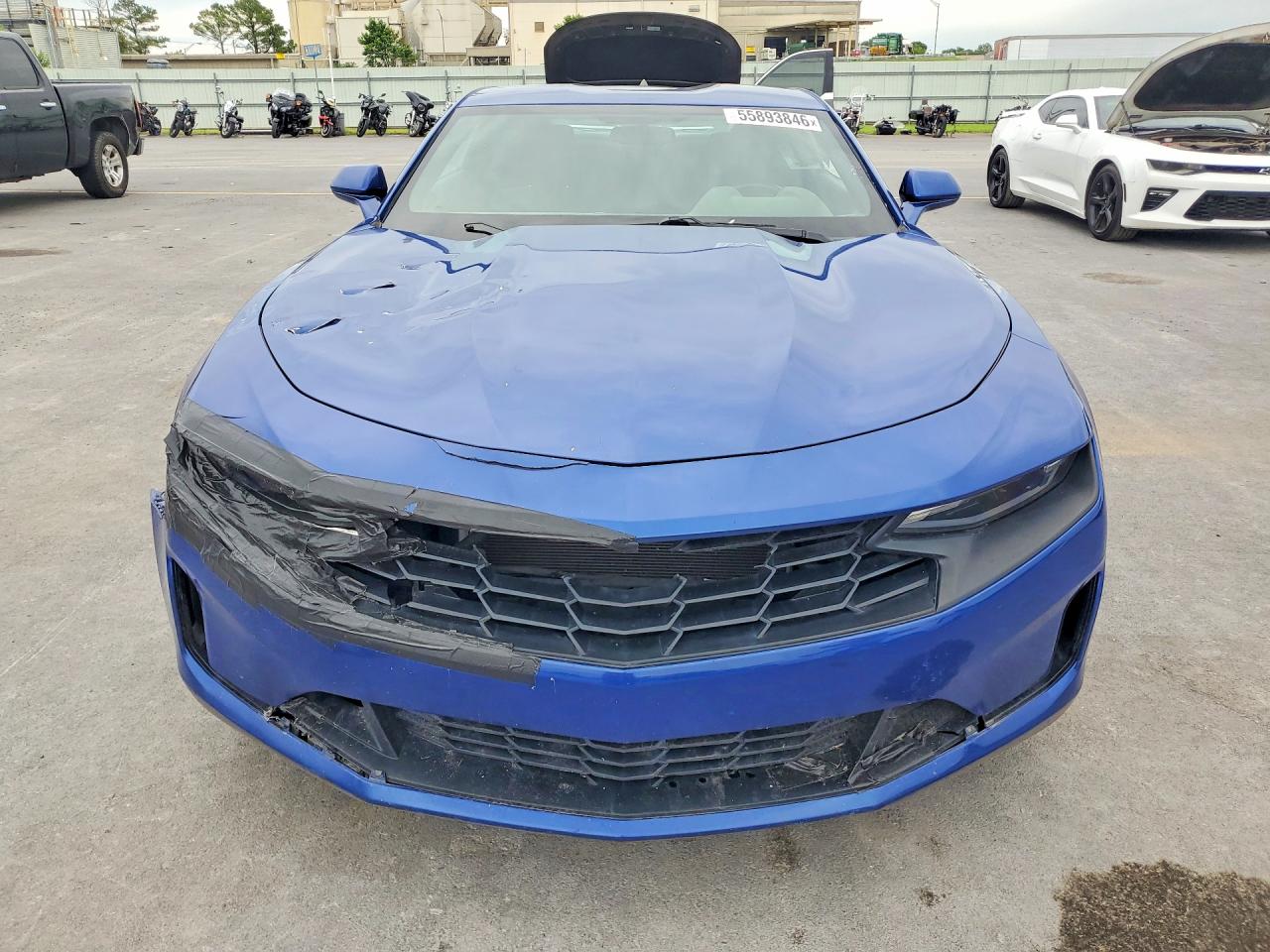 2019 Chevrolet Camaro Ls Синий vin: 1G1FB1RX1K0114904