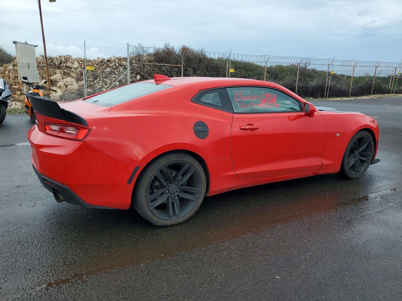 2018 Chevrolet Camaro Lt Red vin: 1G1FB1RX2J0101495