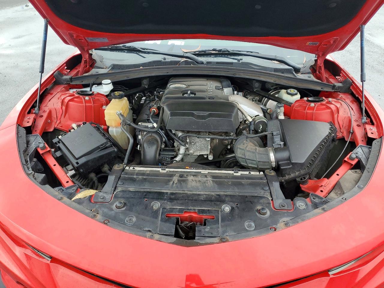 2018 Chevrolet Camaro Lt Red vin: 1G1FB1RX2J0101495