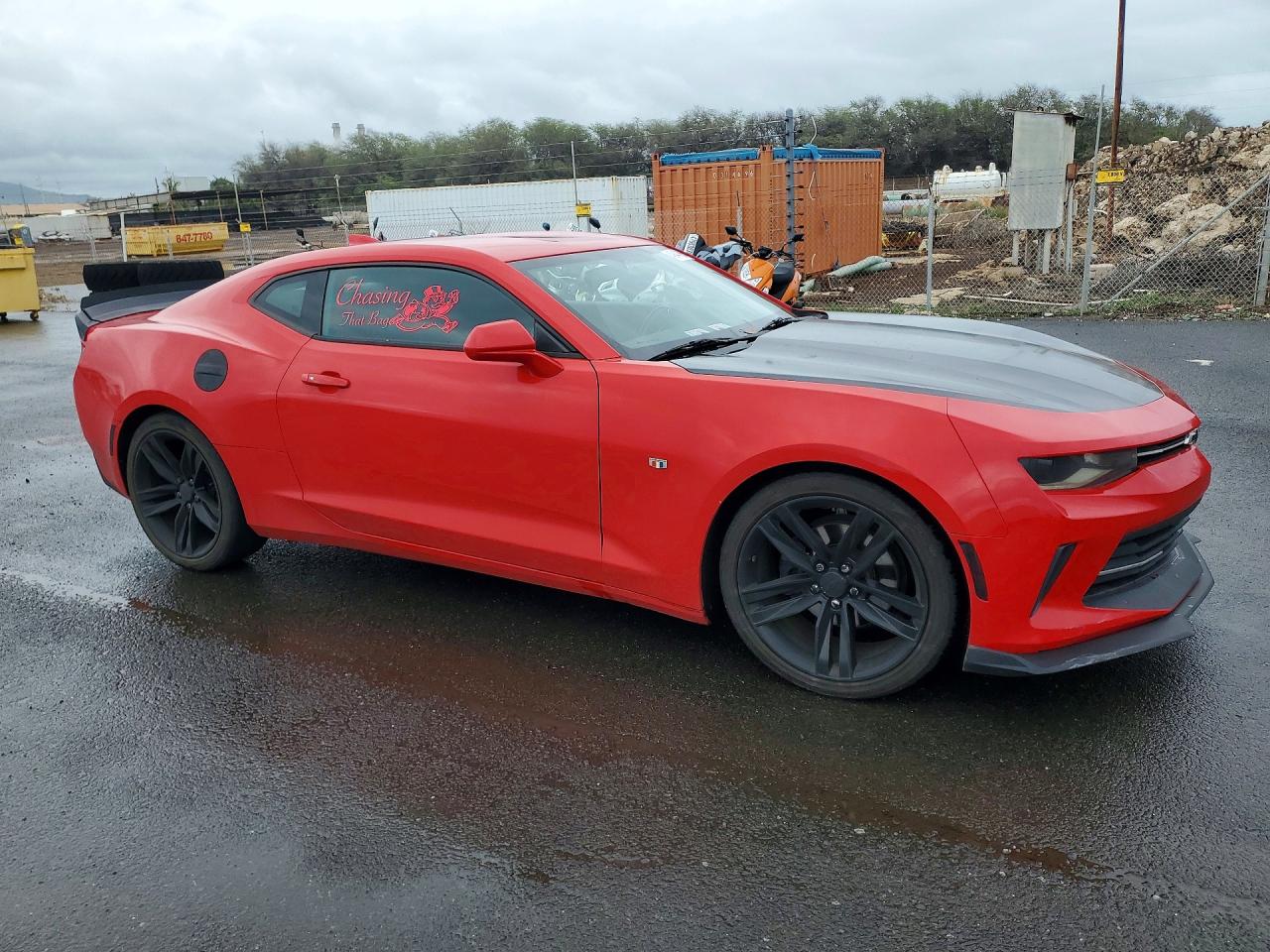 2018 Chevrolet Camaro Lt Red vin: 1G1FB1RX2J0101495