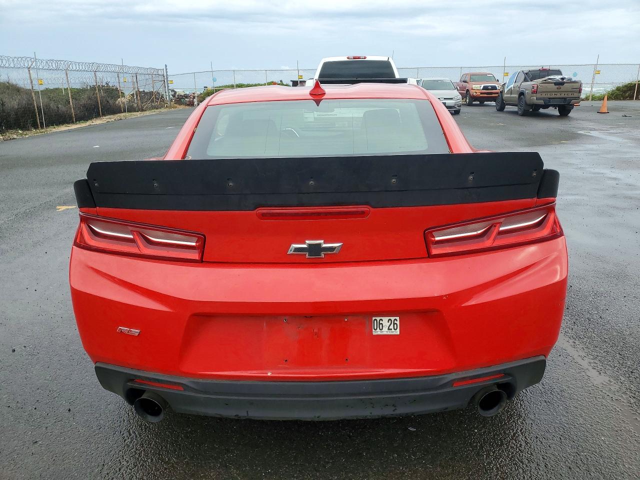 2018 Chevrolet Camaro Lt Red vin: 1G1FB1RX2J0101495