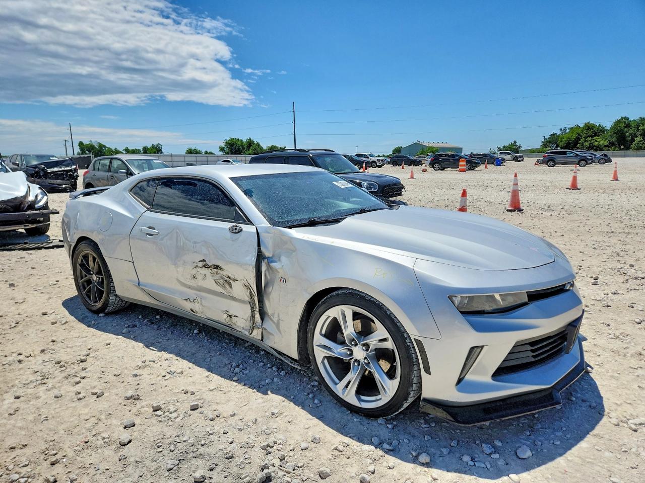 2016 Chevrolet Camaro Lt Серебряный vin: 1G1FB1RX5G0164924