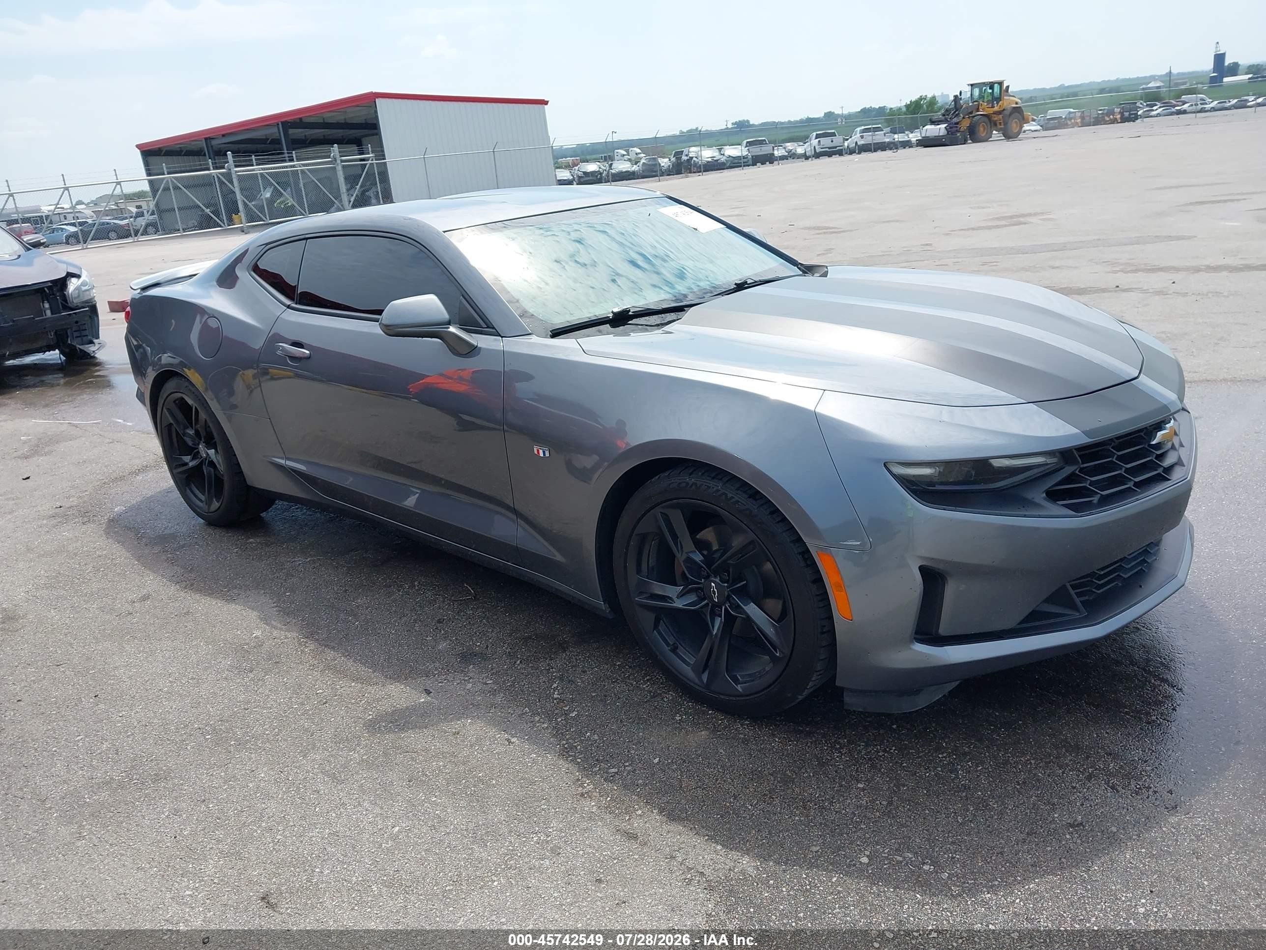2021 Chevrolet Camaro Rwd  1lt Серый vin: 1G1FB1RX5M0100152