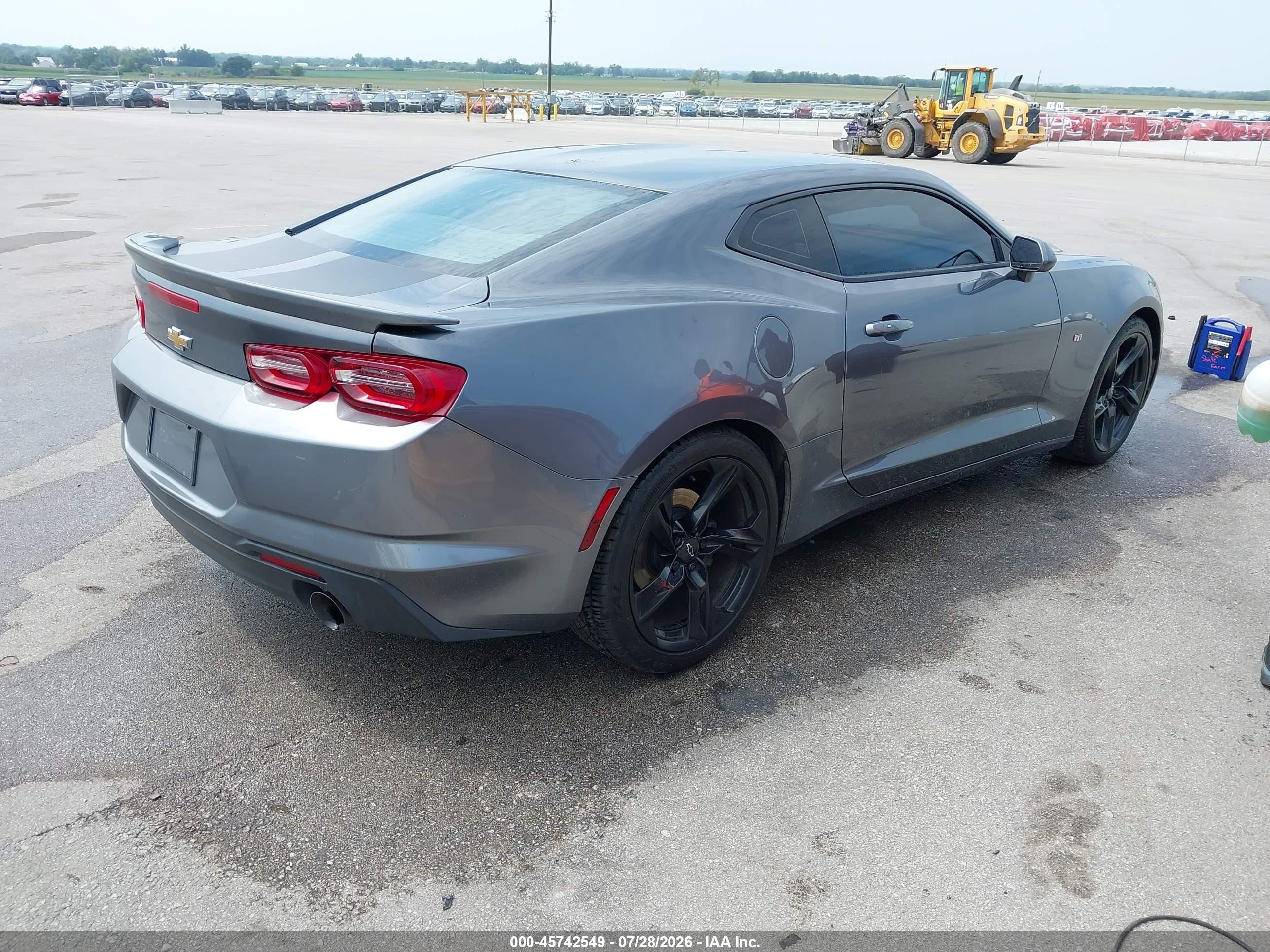 2021 Chevrolet Camaro Rwd  1lt Серый vin: 1G1FB1RX5M0100152